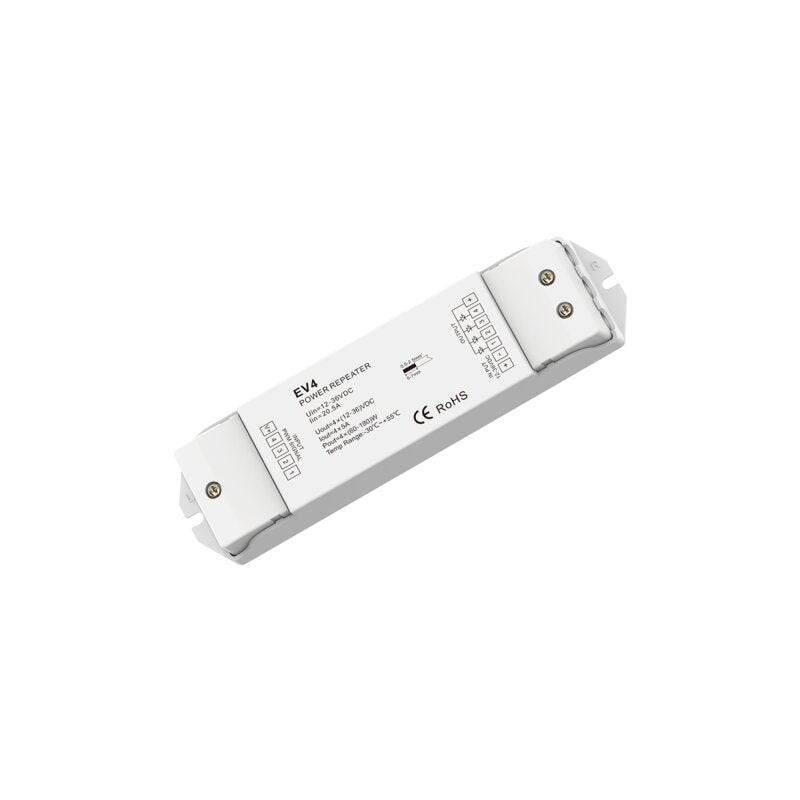 DOTLUX LED - Verstärker max. 720W für mehrfarbige LED - Streifen 4 Kanäle 4x5 A (12 - 36V) - Dotlux - 5271 - 4