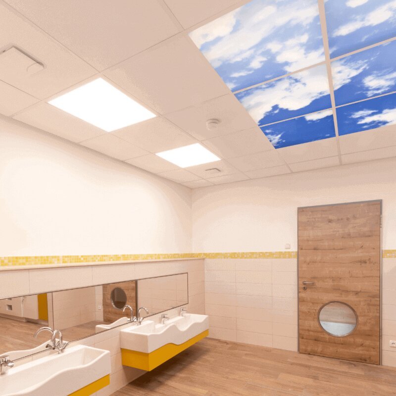 DOTLUX Motivplatte SKYLIGHT für Einbaupanels Motiv 5 Raster 1x1 für 620x620 - Dotlux - M05 - 01010620