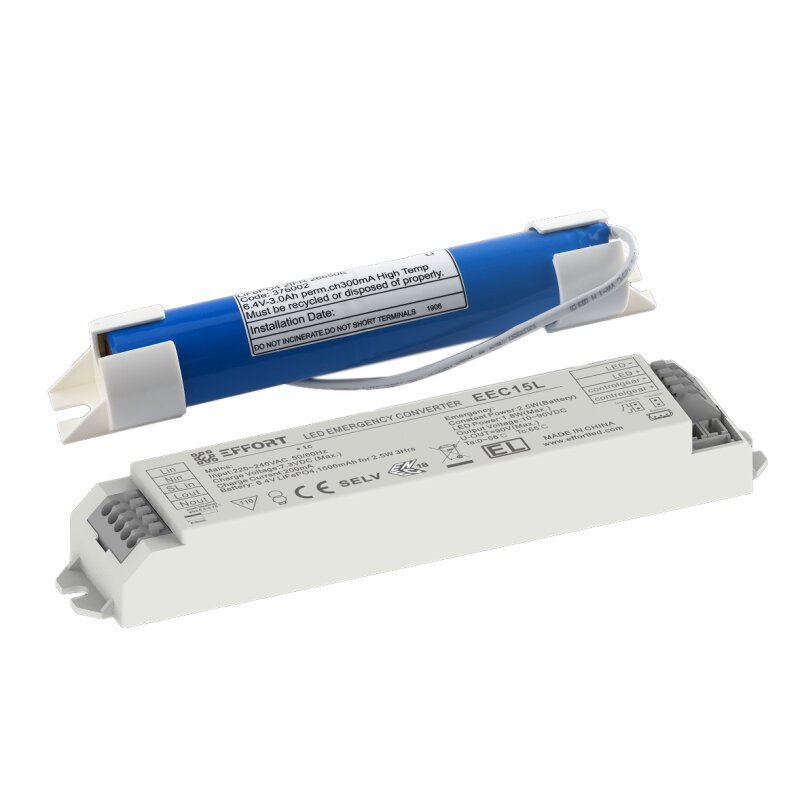 DOTLUX NOTSTROM - AKKU - KIT NOTLICHTBAUSTEIN 5W 10 - 90V Selbsttest Konstantleistung (3h) für konstantstrombetriebene LED - Leuchten LiFePO4 6,4V - Dotlux - 4343 - 2