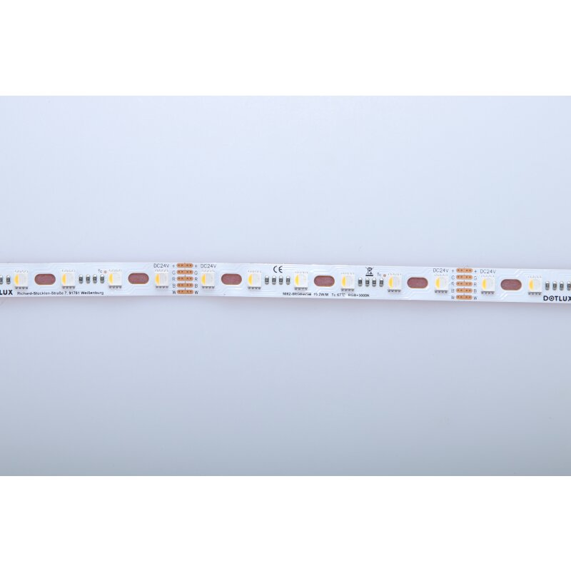 DOTLUX RGBW CURVE LED - Streifen 96W 12mm IP20 5m - Rolle inkl. 50cm Anschlusskabel beidseitig - Dotlux - 5082 - 0RGBW5M