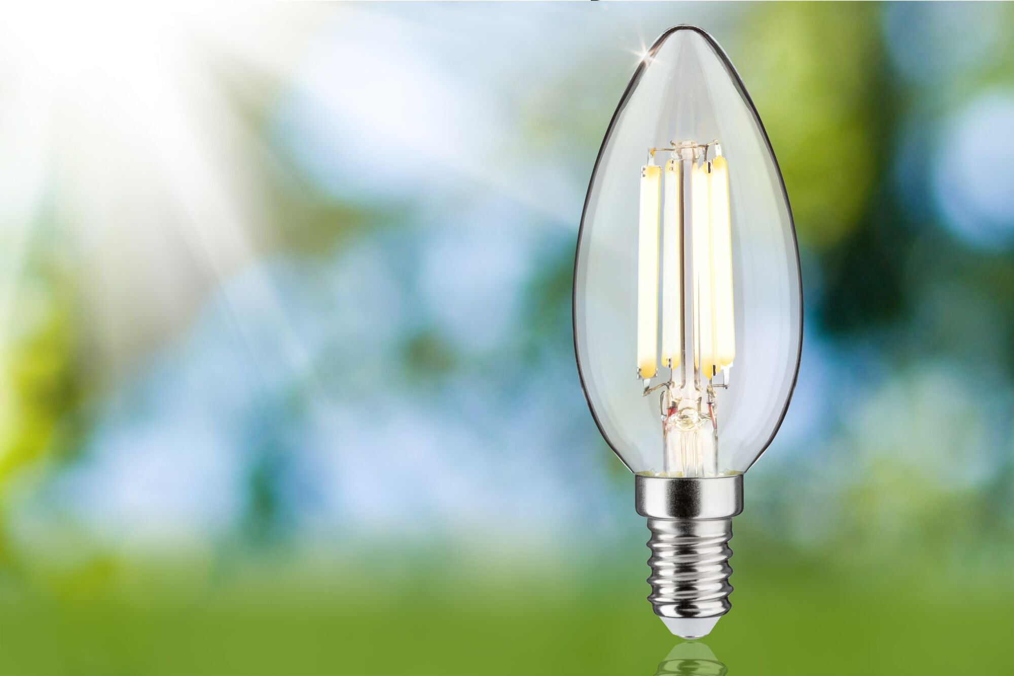 Eco - Line LED Kerze 1er - Set 98mm 525lm 2,5W 3000K Klar - Paulmann - 29195