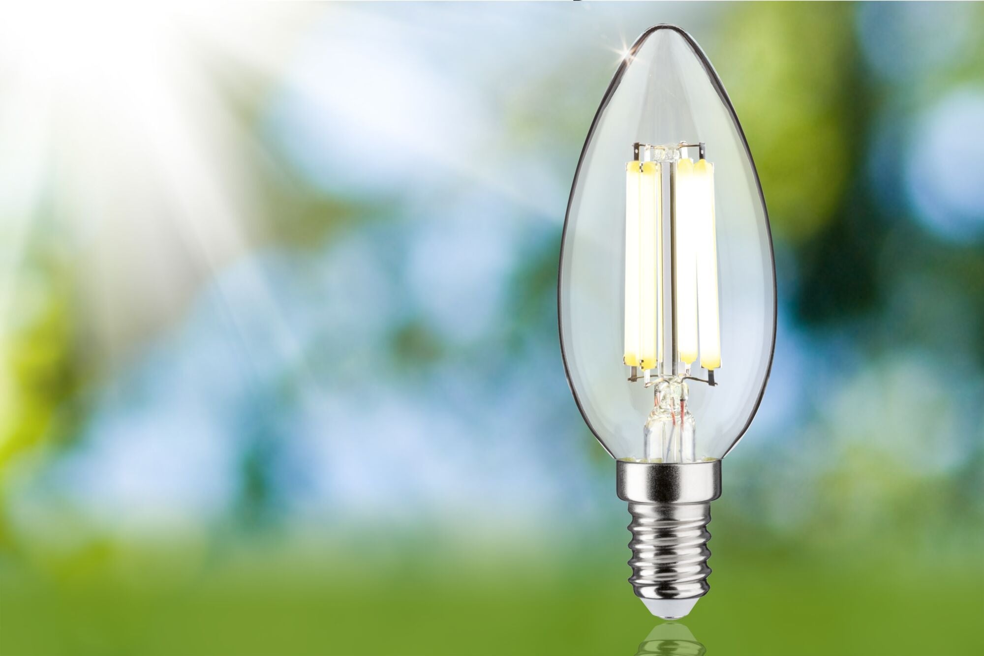 Eco - Line LED Kerze 1er - Set 98mm 525lm 2,5W 4000K Klar - Paulmann - 29196