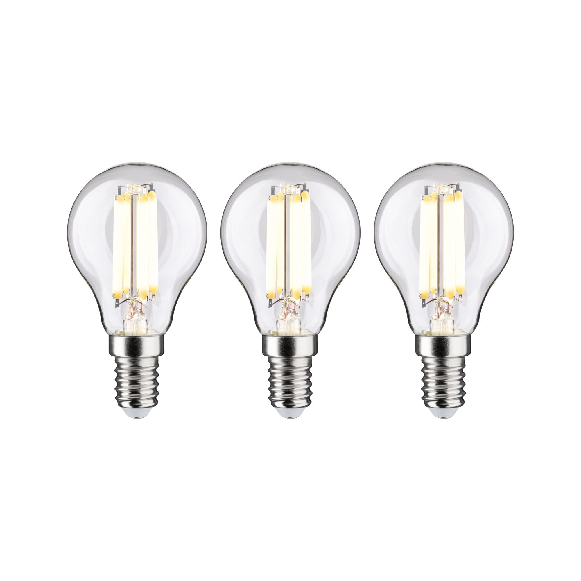 Eco - Line LED Tropfen 3er - Pack 82mm 525lm 2,5W 3000K Klar - Paulmann - 29200