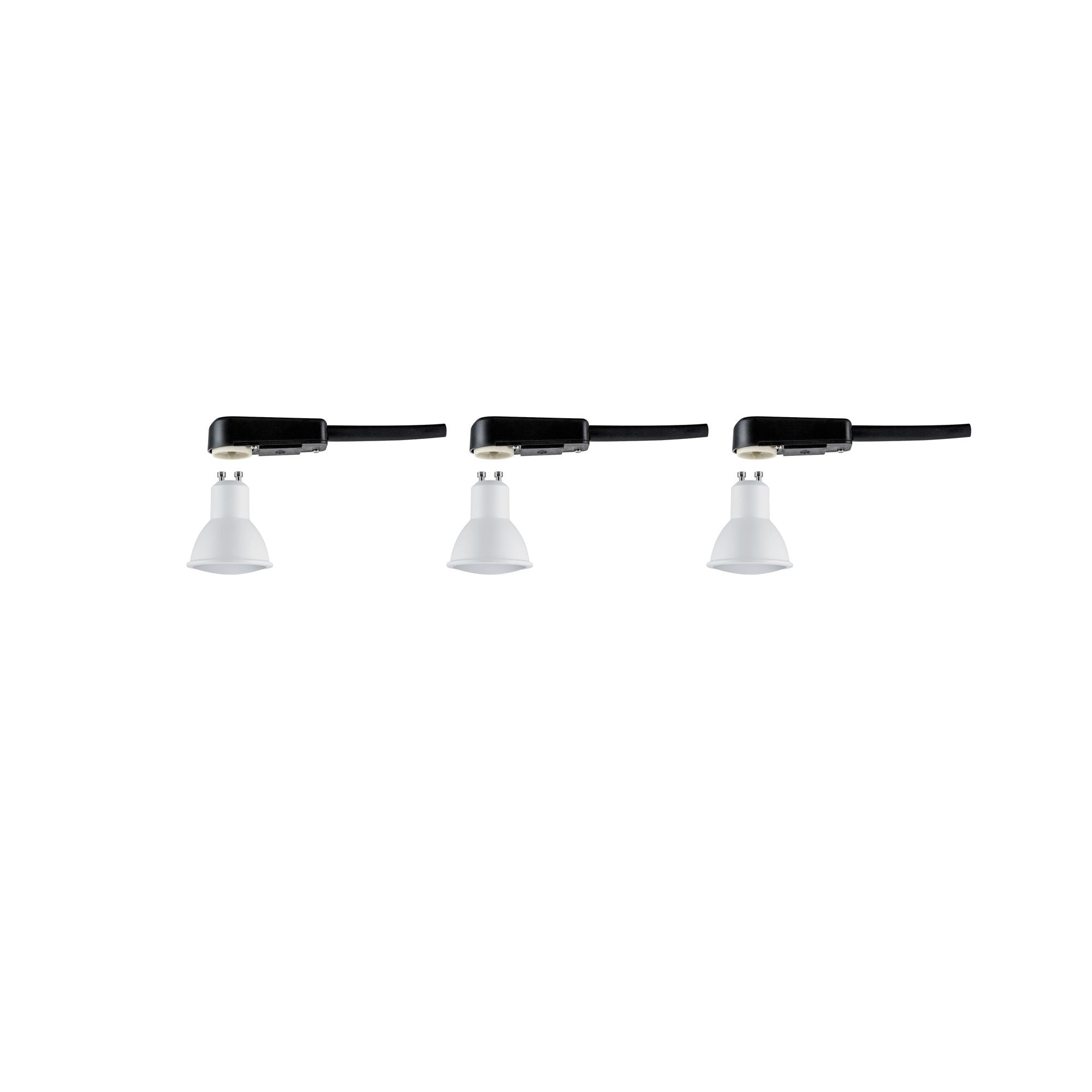 Einbauleuchte Choose Basisset schwenkbar rund 84mm 50° max. 3x10W 230V dimmbar Alu gedreht - Paulmann - 92490