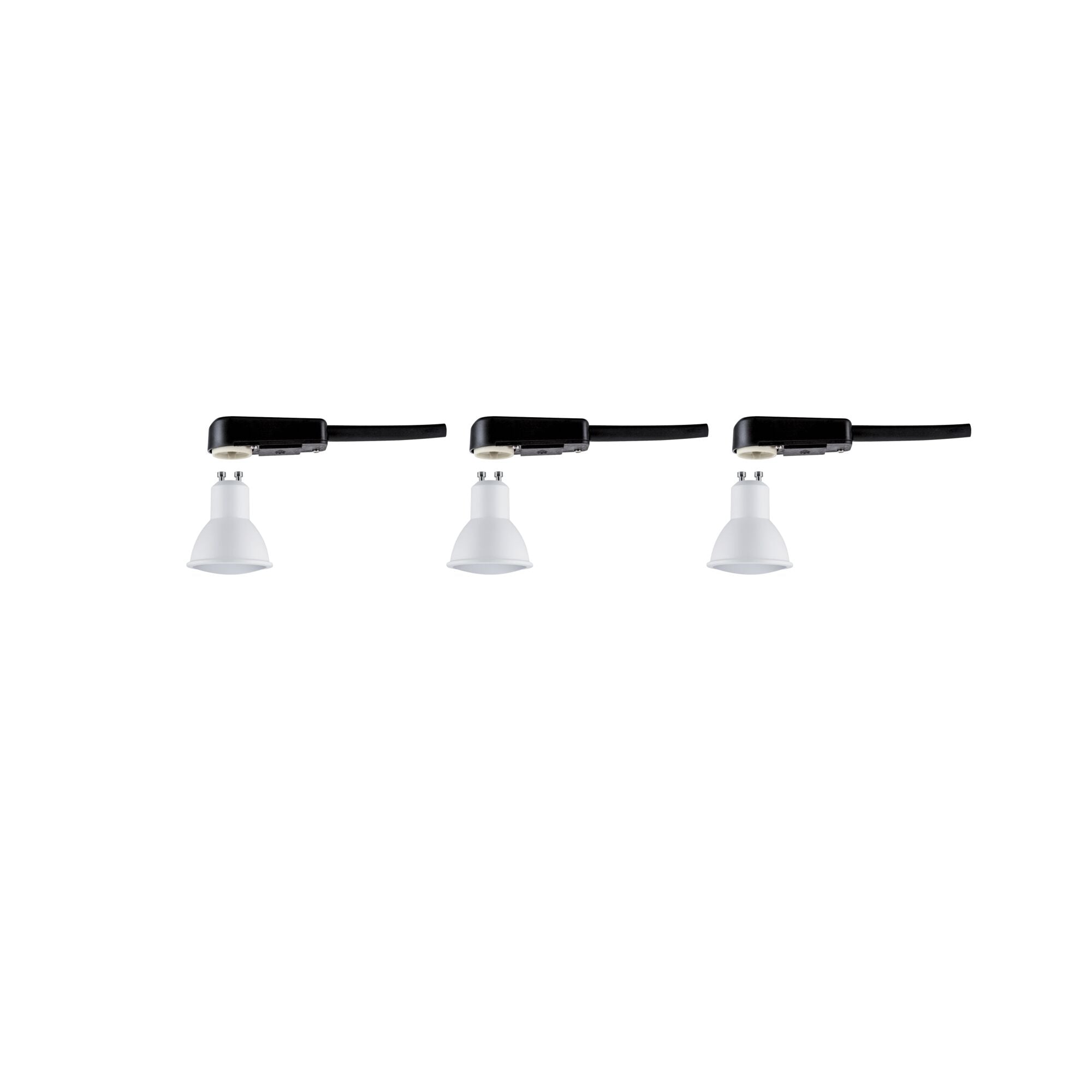 Einbauleuchte Choose Basisset schwenkbar rund 84mm 50° max. 3x10W 230V dimmbar Alu gedreht - Paulmann - 92490