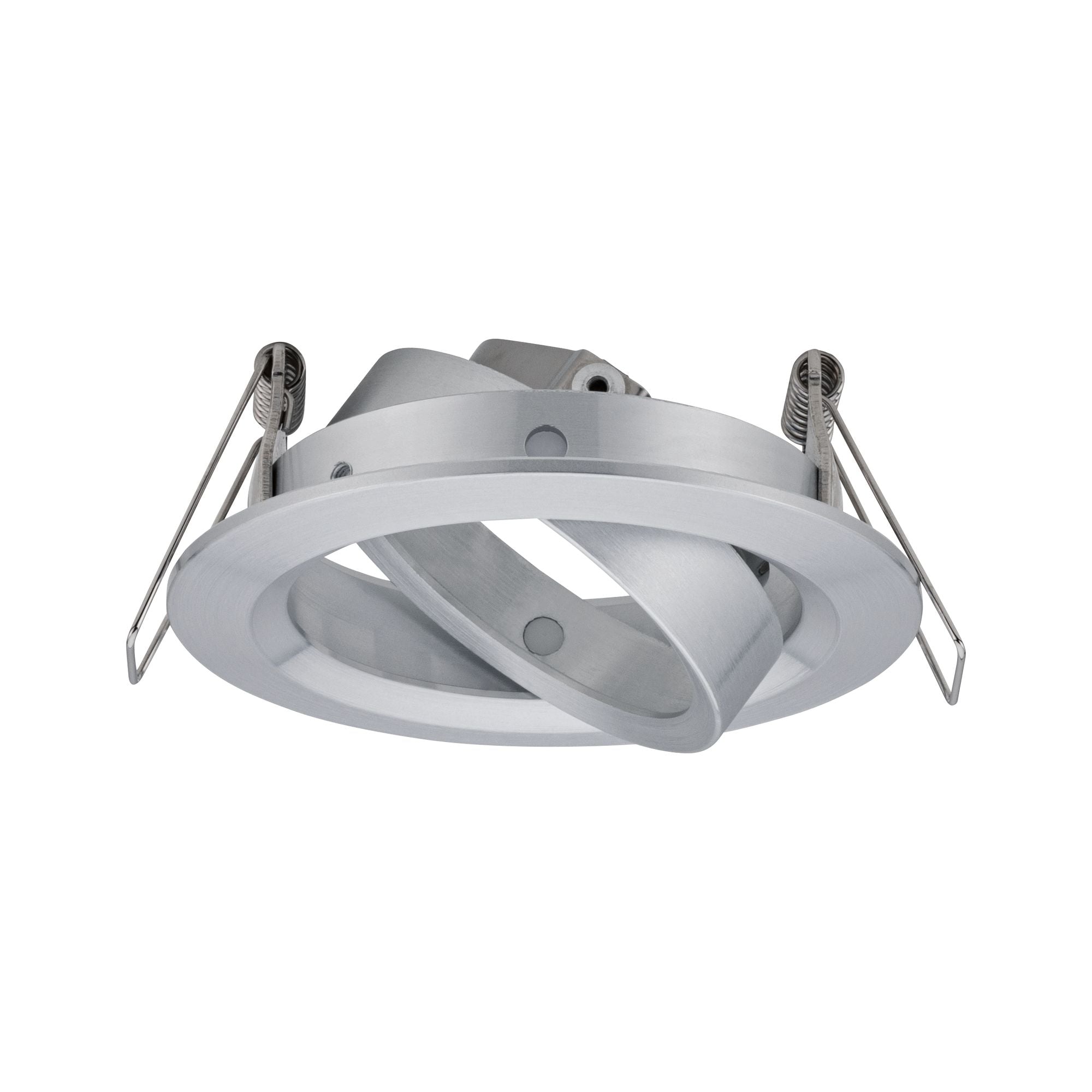Einbauleuchte Choose Basisset schwenkbar rund 84mm 50° max. 3x10W 230V dimmbar Alu gedreht - Paulmann - 92490