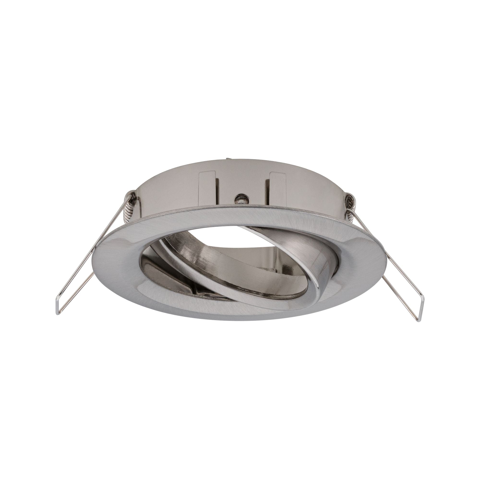 Einbauleuchte Choose Basisset schwenkbar rund 84mm 50° max. 3x10W 230V dimmbar Eisen gebürstet - Paulmann - 92485