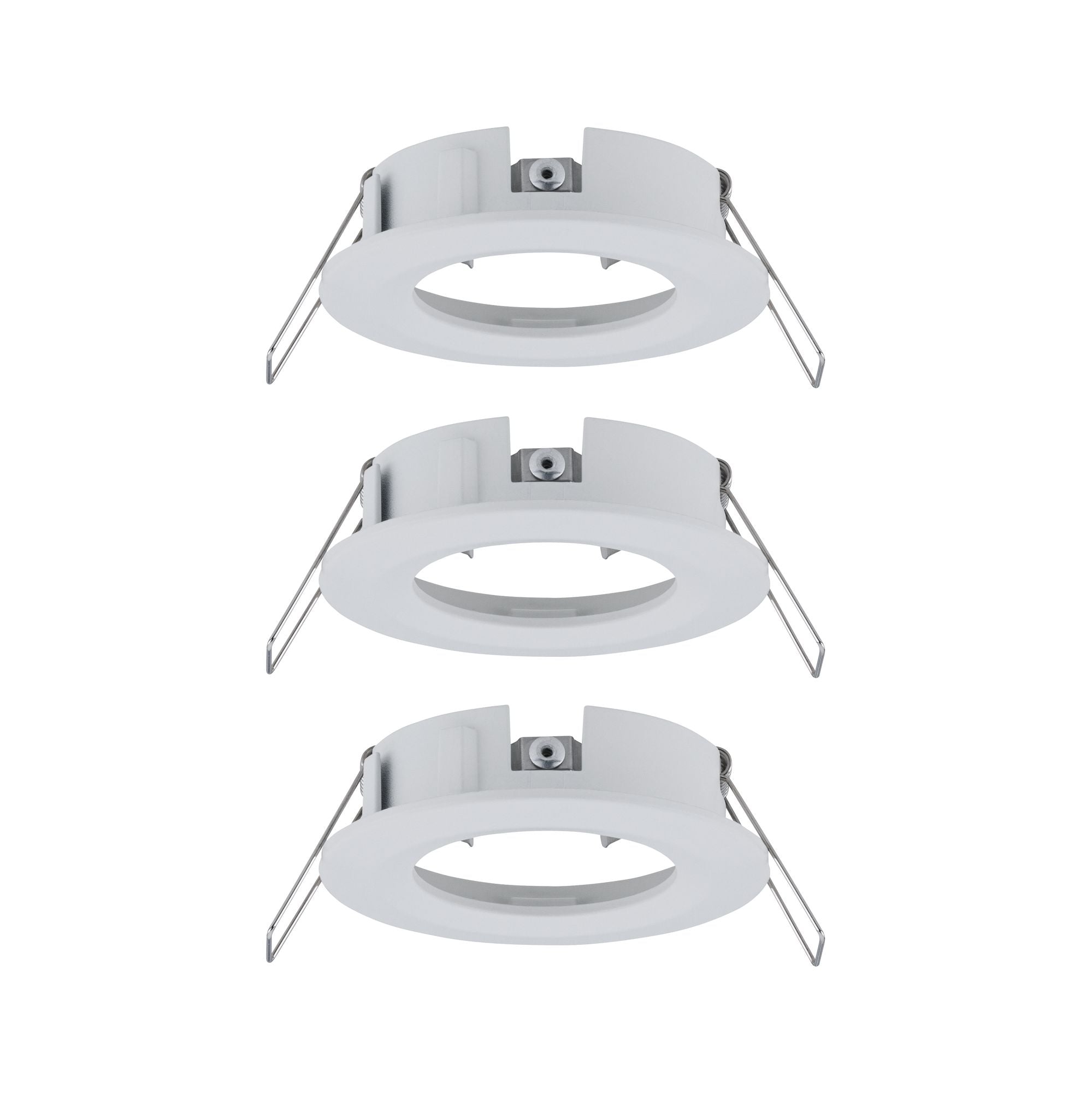 Einbauleuchte Choose Basisset starr IP44 rund 78mm max. 3x10W 230V dimmbar Weiß matt - Paulmann - 92480