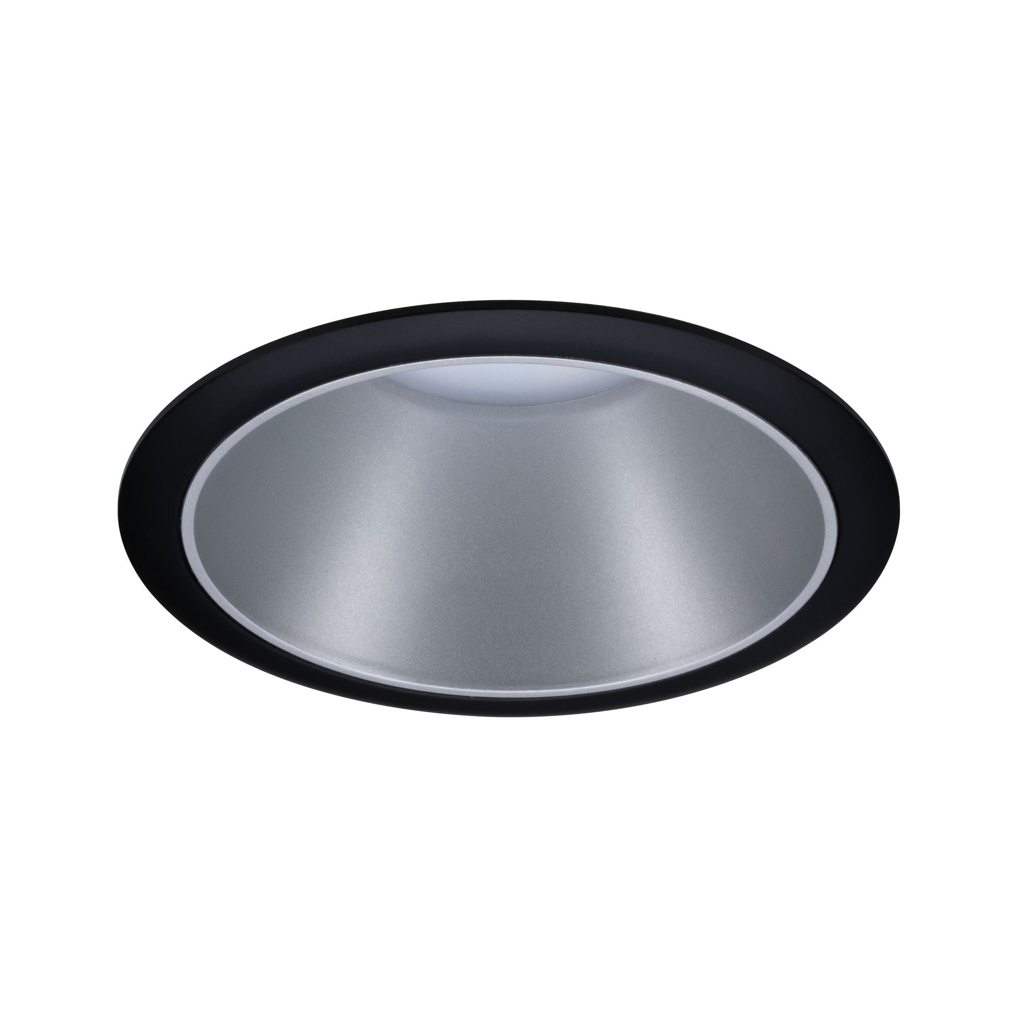 Einbauleuchte Cole rund 88mm GU10 max. 10W 230V dimmbar Schwarz/Silber - Paulmann - 93397