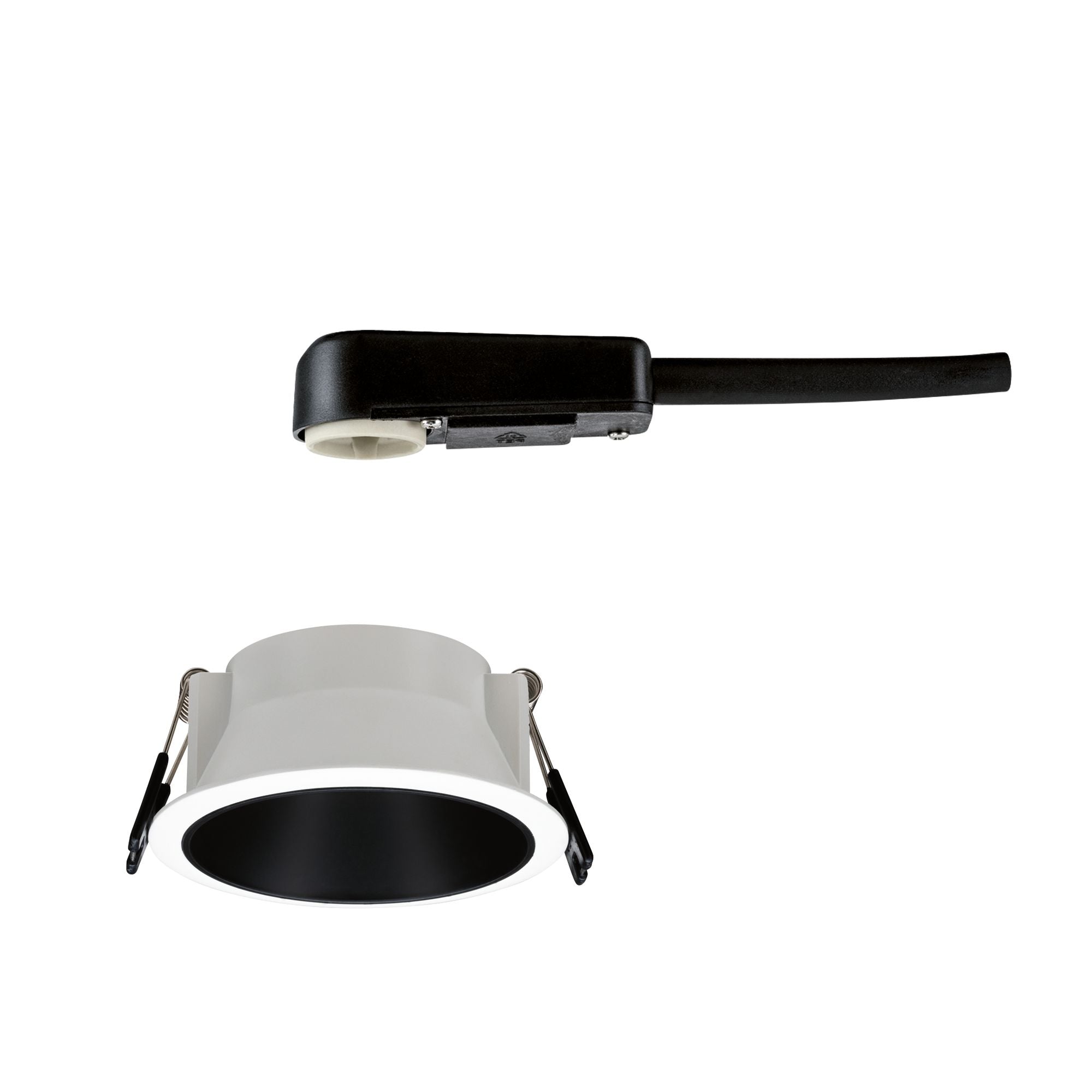 Einbauleuchte Cole rund 88mm GU10 max. 10W 230V dimmbar Weiß/Schwarz matt - Paulmann - 93394