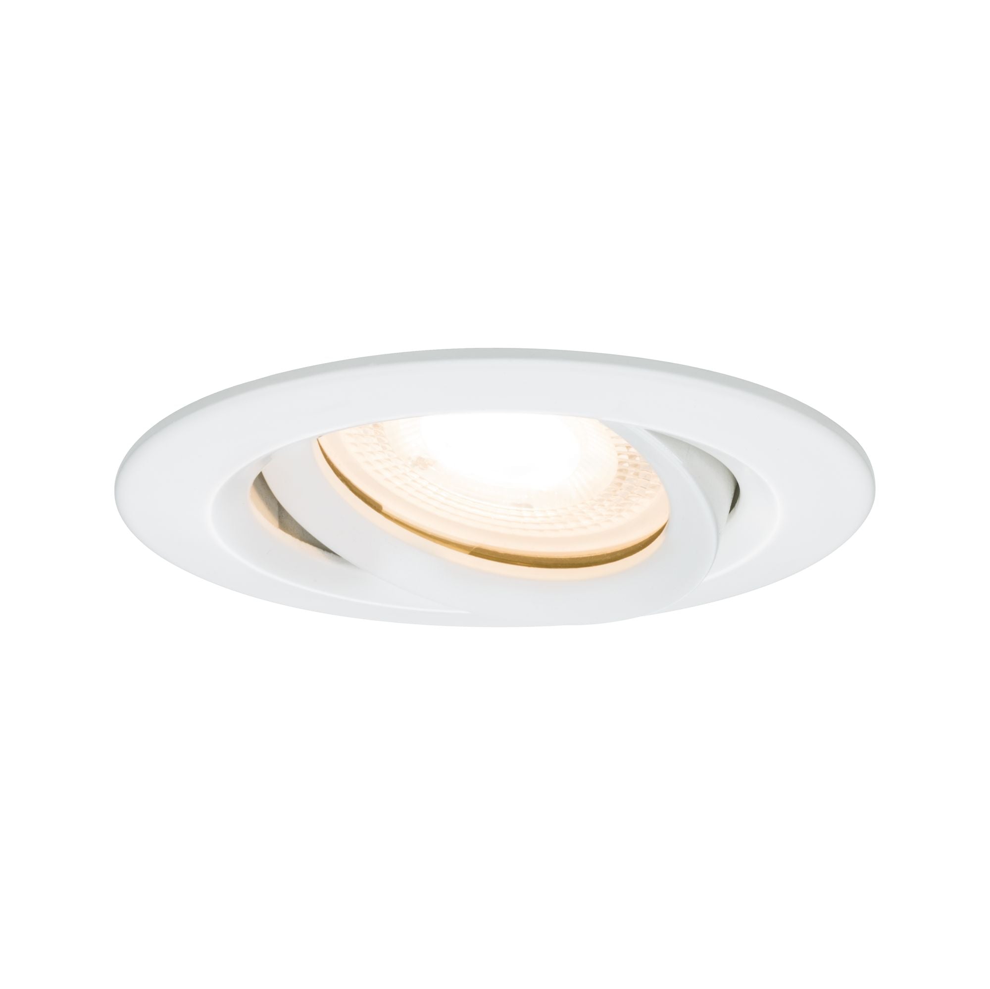 Einbauleuchte Nova Plus schwenkbar IP65 rund 93mm 30° GU5,3 / GU10 max. 35W 230/12V dimmbar Weiß matt - Paulmann - 93661