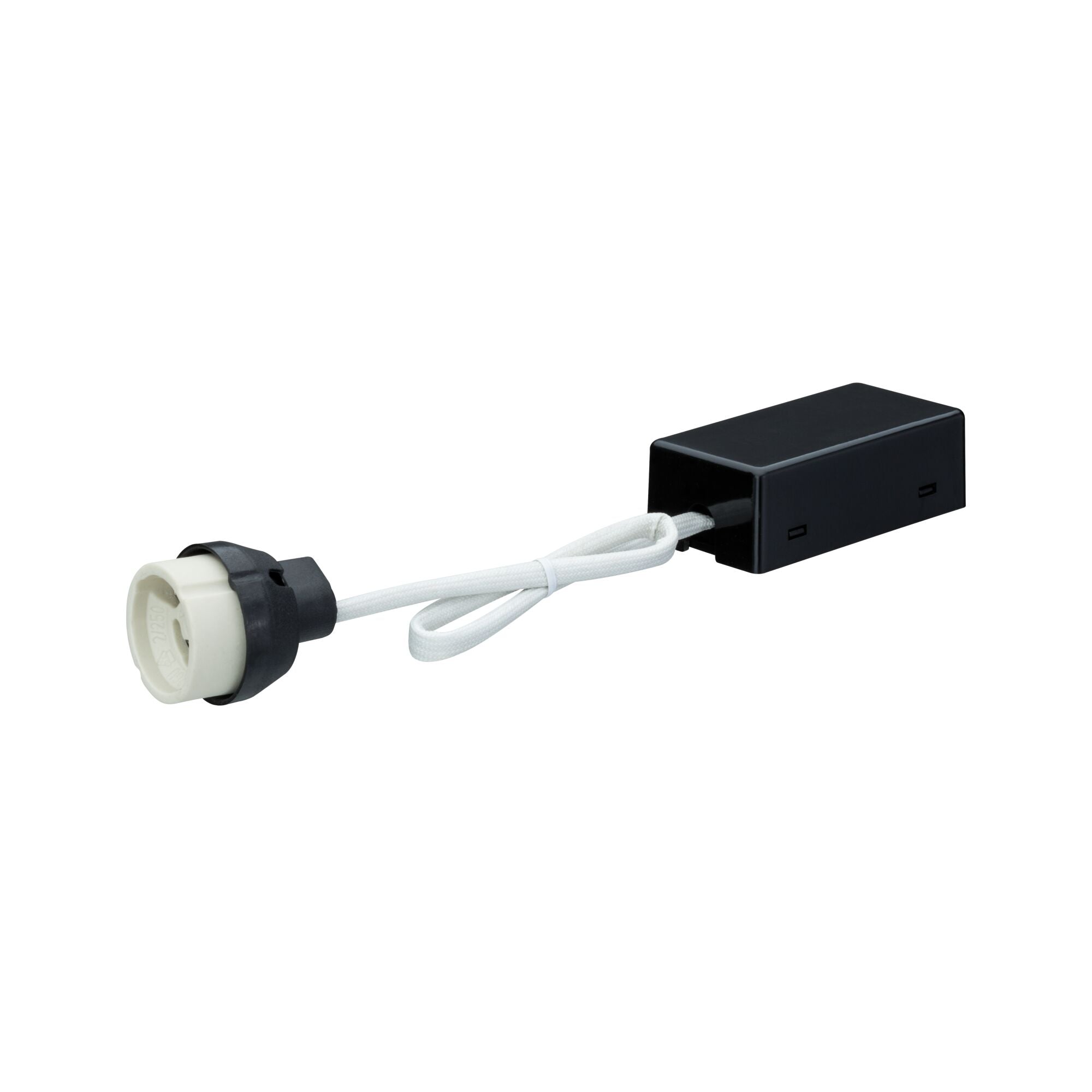 Einbauleuchten Zubehör Anschlussset inkl. Schnellklemme 70x35mm 230V GU10 Schwarz - Paulmann - 93810