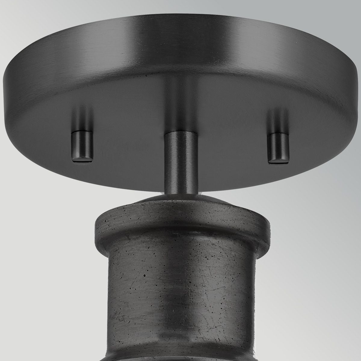 Elstead Lighting Notting Hill 1-flammige Pendelleuchte aus Glas in Graphit