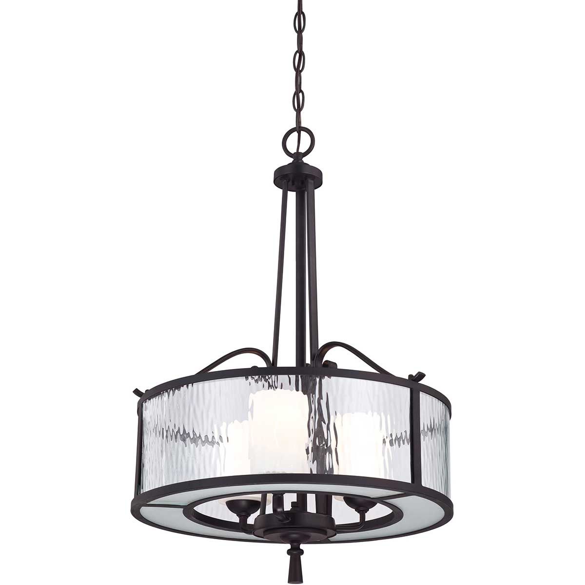 Adonis 3-flammige Pendelleuchte - Dunkle Kirsche - Elsteadlighting - leuchtengrosshandel24