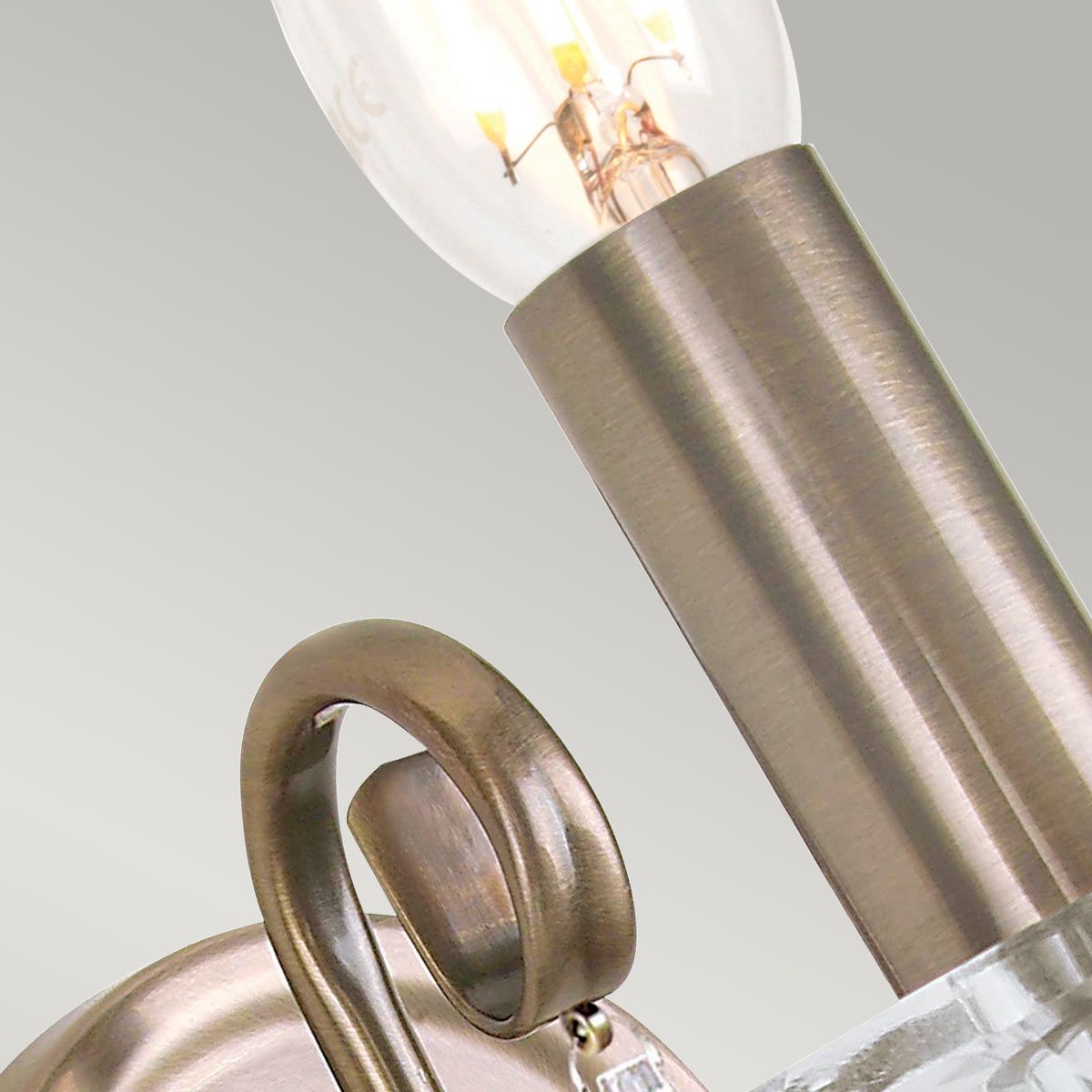 Aegean 1-flammige Wandleuchte - Gealtertes Messing - Elsteadlighting - leuchtengrosshandel24
