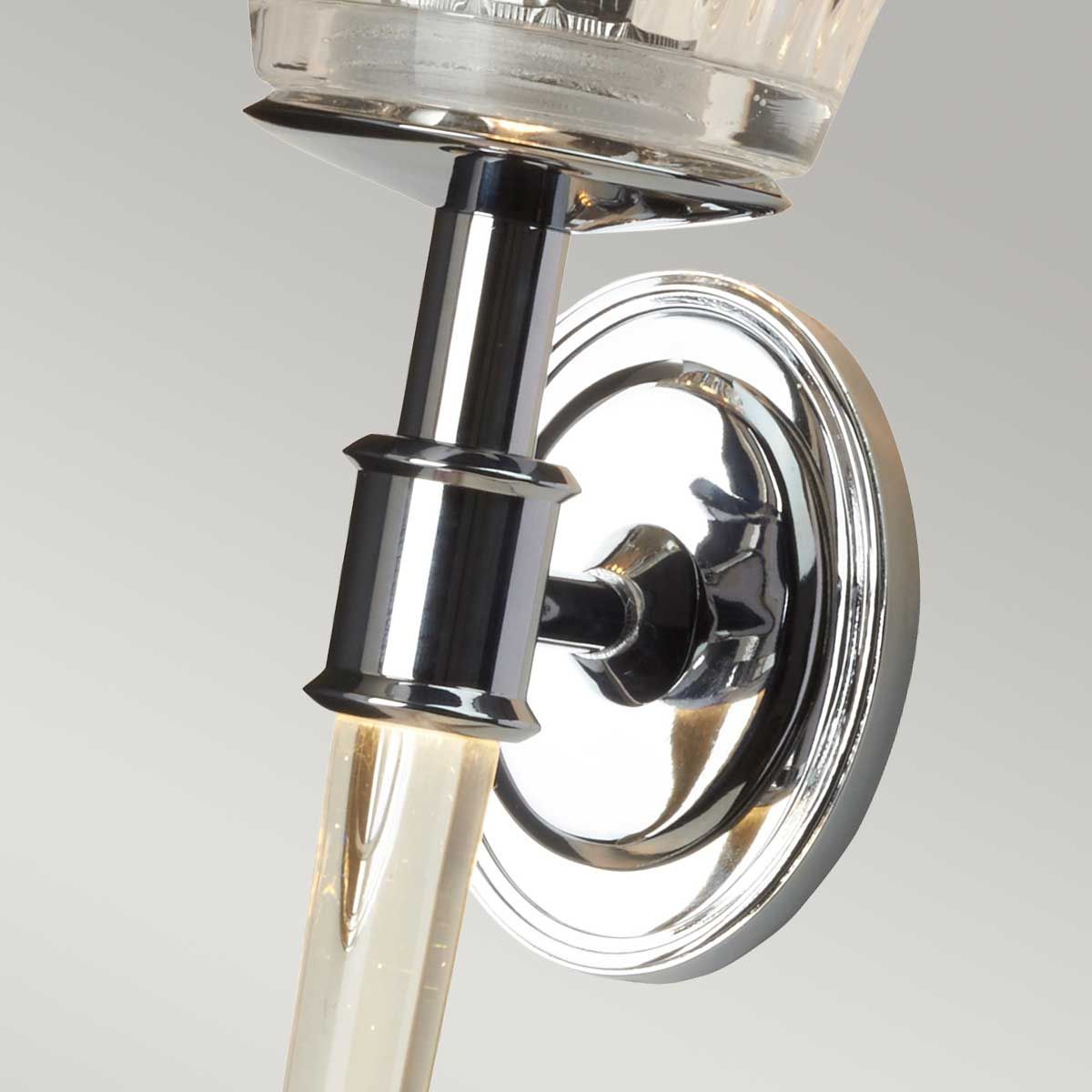 Agatha 2-flammige Wandleuchte - Poliertes Chrom - Elsteadlighting - leuchtengrosshandel24