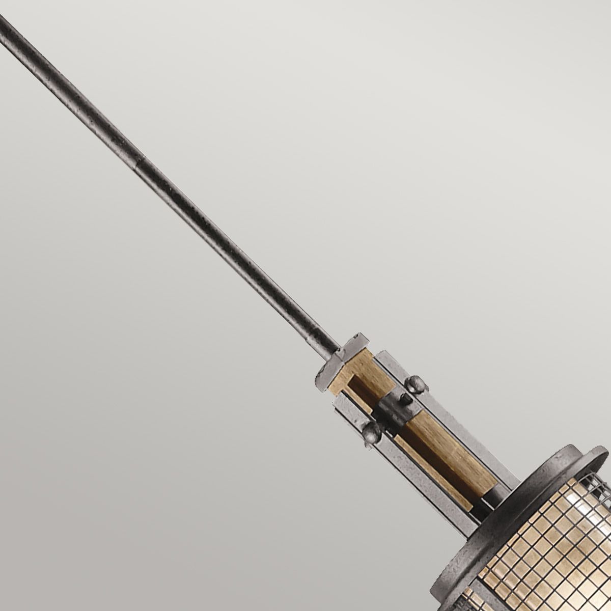 Ahrendale 1-flammige Mini-Pendelleuchte - Ambosseisen - Elsteadlighting - leuchtengrosshandel24