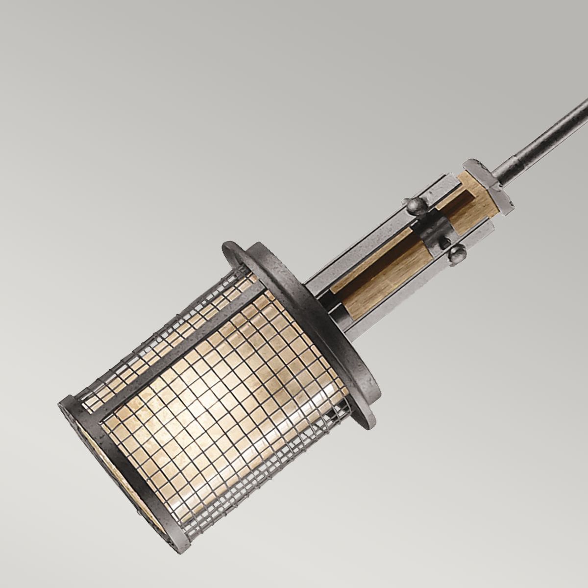 Ahrendale 1-flammige Mini-Pendelleuchte - Ambosseisen - Elsteadlighting - leuchtengrosshandel24