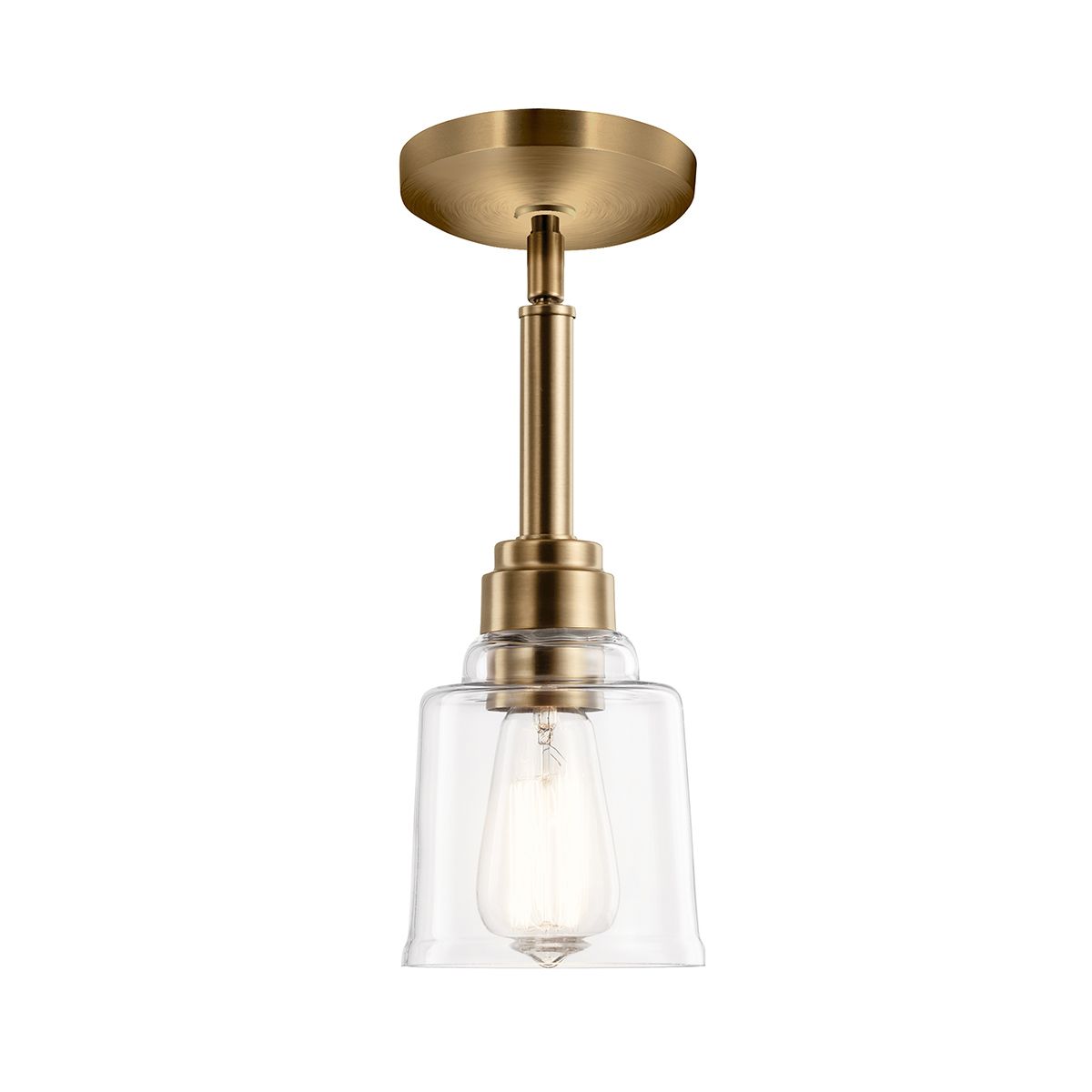 Aivian 1-flammige Pendelleuchte - Verwittertes Messing - Elsteadlighting - leuchtengrosshandel24