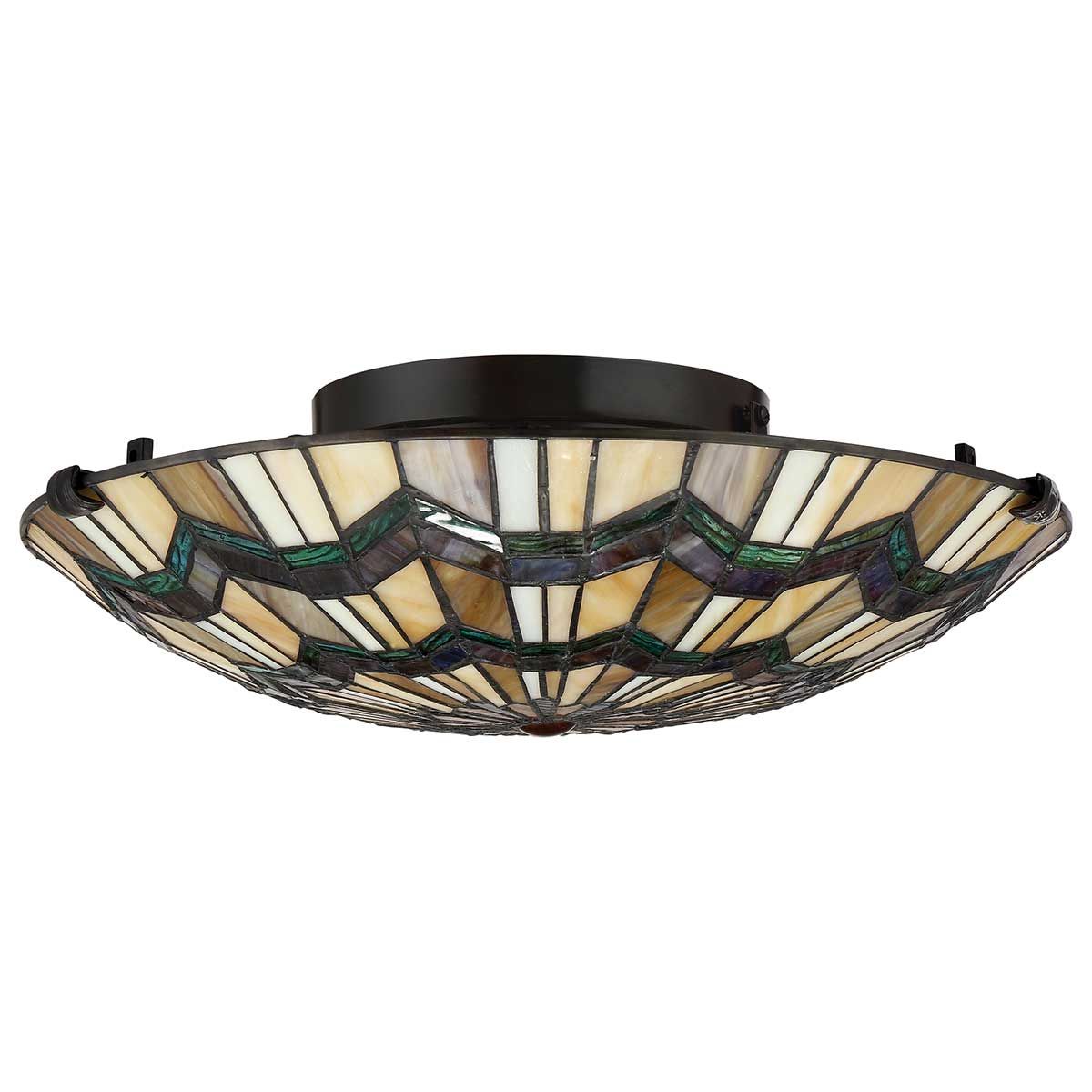 Alcott 2-flammige Deckenleuchte - Valiant Bronze - Elsteadlighting - leuchtengrosshandel24