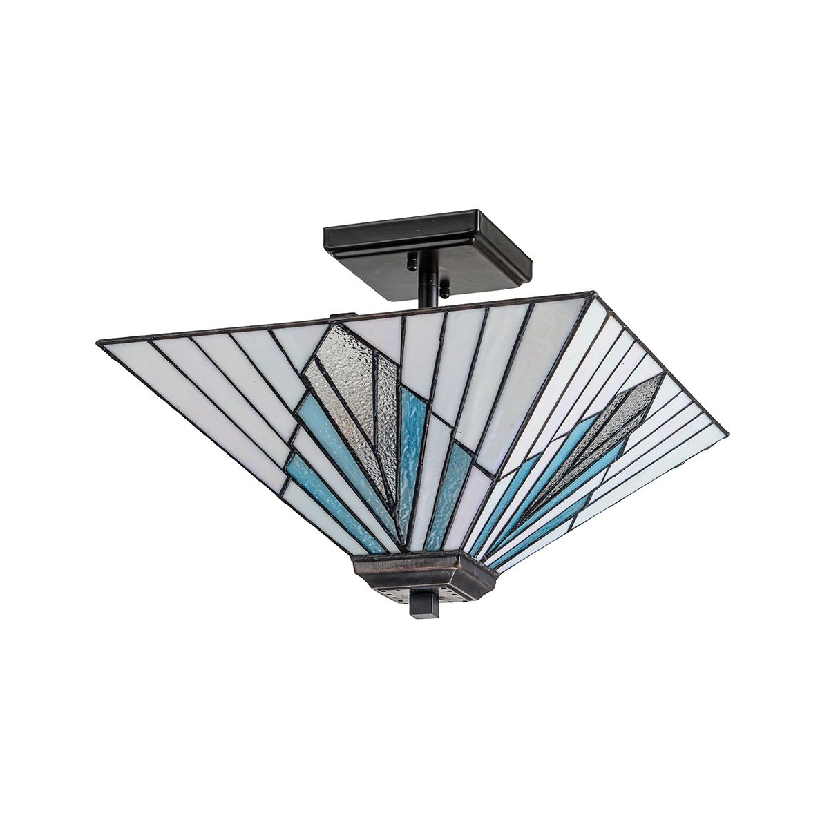 Alderley 2lt Trio-Mount-Pendelleuchte - Vintage Bronze - Elsteadlighting - leuchtengrosshandel24