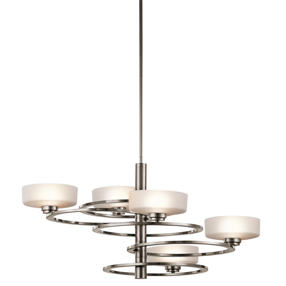 Aleeka Kronleuchter mit 5 Lichtern, klassisches Zinn - Elsteadlighting - leuchtengrosshandel24