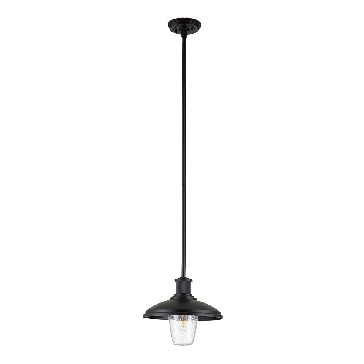 Allenbury 1 - flammige Pendelleuchte für den Außenbereich, Strukturschwarz - Elsteadlighting - KL - ALLENBURY - P - M - BKT