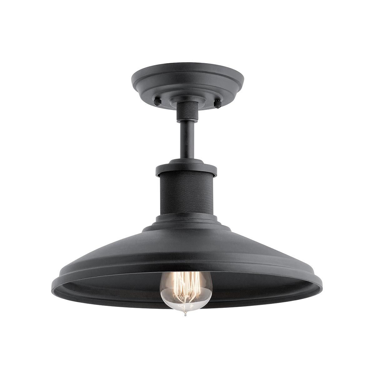 Allenbury 1 - flammige Pendelleuchte für den Außenbereich, Strukturschwarz - Elsteadlighting - KL - ALLENBURY - P - M - BKT