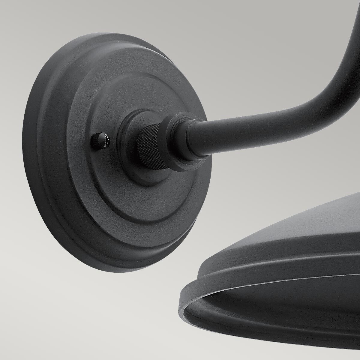 Allenbury Wandlaterne, 1 Licht, mittelgroß, strukturiertes Schwarz - Elsteadlighting - KL - ALLENBURY2 - M - BKT