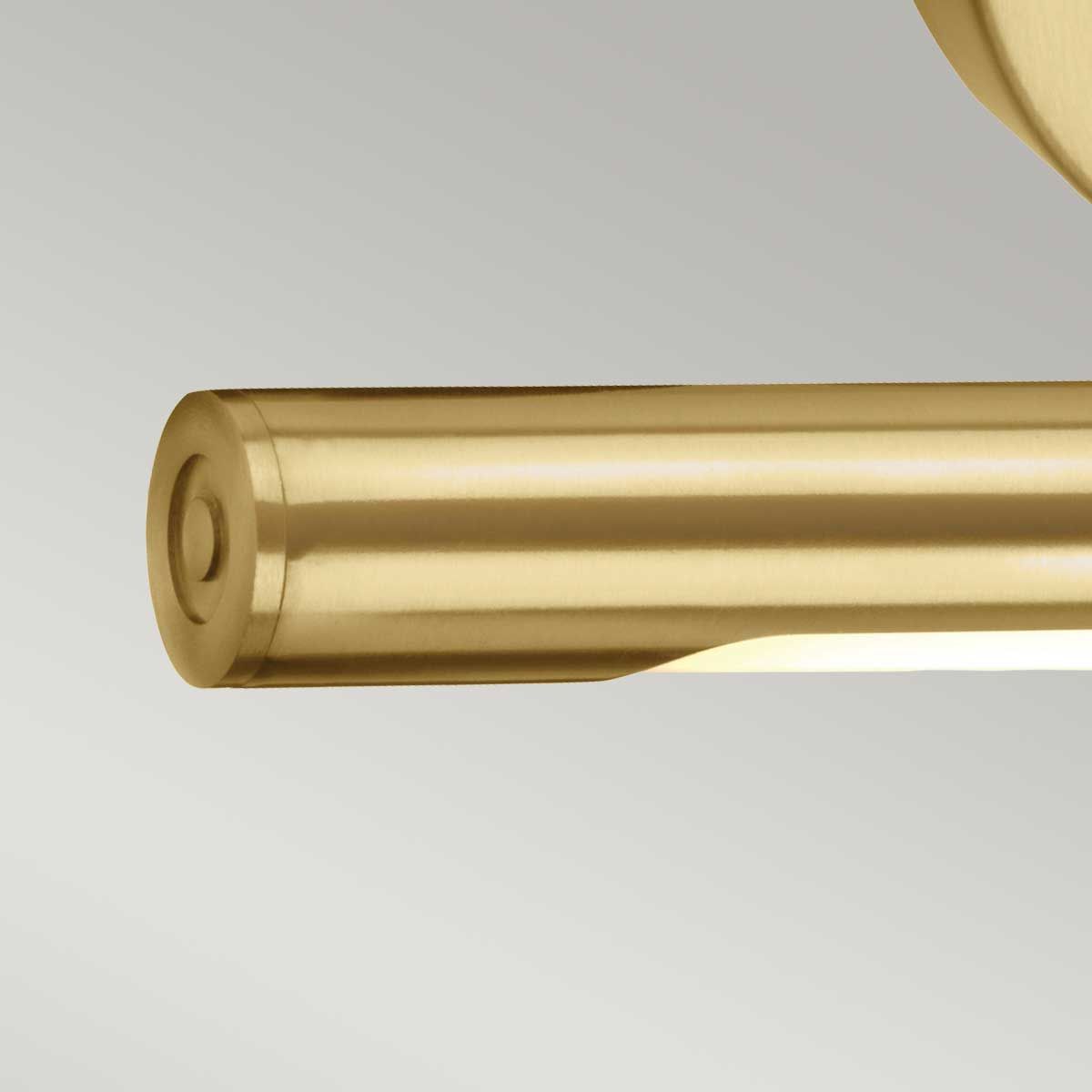 Alton 1-flammige kleine LED-Bilderleuchte - gebürstetes Messing - Elsteadlighting - leuchtengrosshandel24