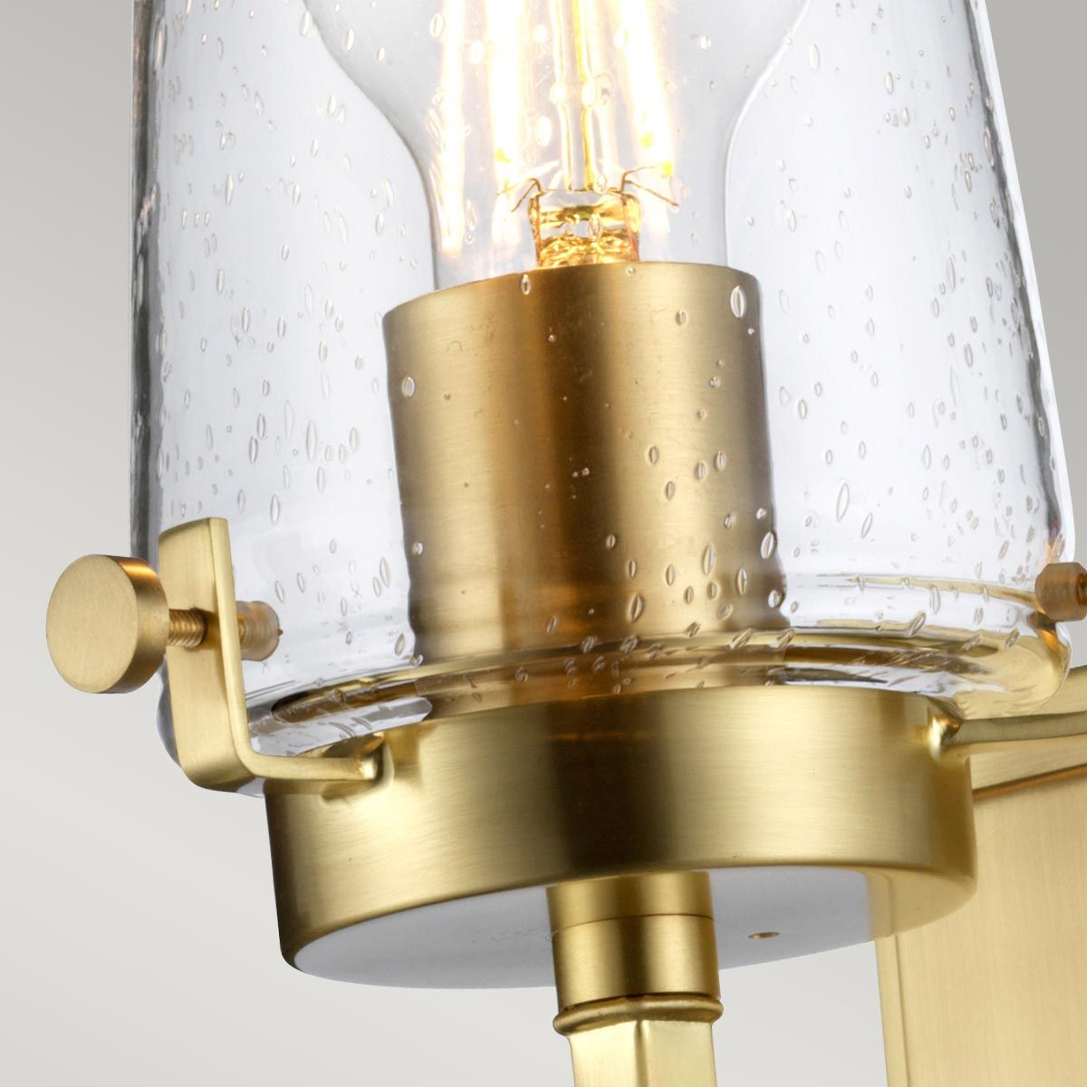 Alton 1-flammige Wandleuchte - Gebürstetes Messing - Elsteadlighting - leuchtengrosshandel24