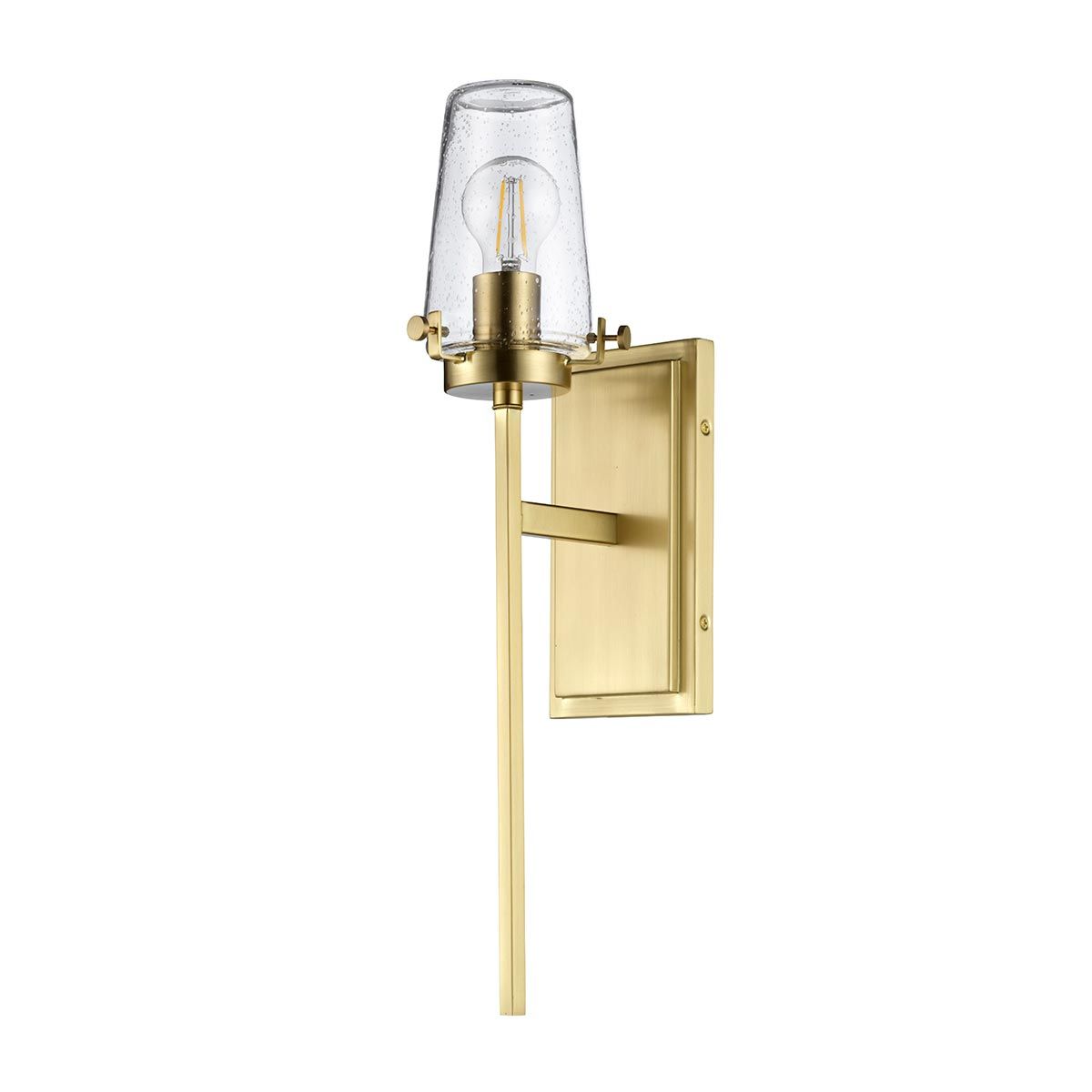 Alton 1-flammige Wandleuchte - Gebürstetes Messing - Elsteadlighting - leuchtengrosshandel24