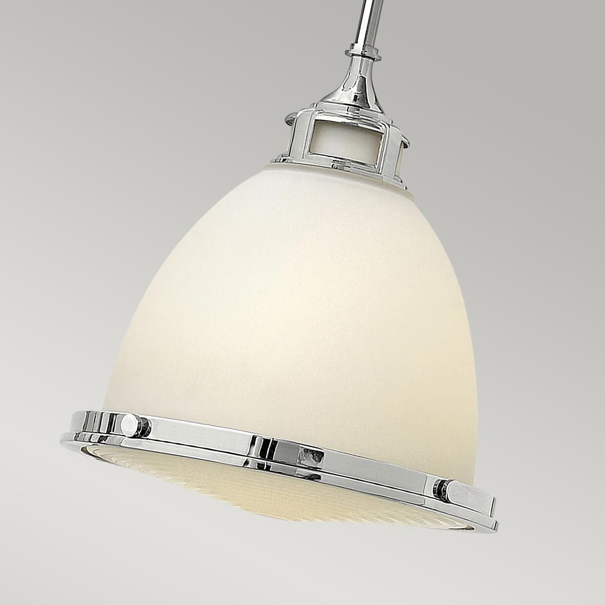 Amelia Pendelleuchte, 1-flammig, mittelgroß, Chrom - Elsteadlighting - leuchtengrosshandel24