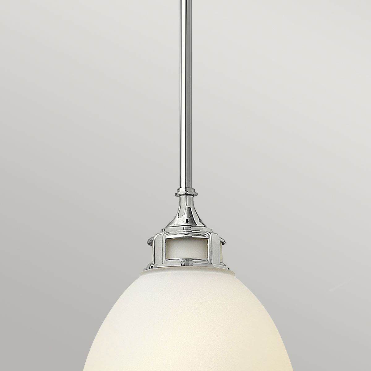 Amelia Pendelleuchte, 1-flammig, mittelgroß, Chrom - Elsteadlighting - leuchtengrosshandel24