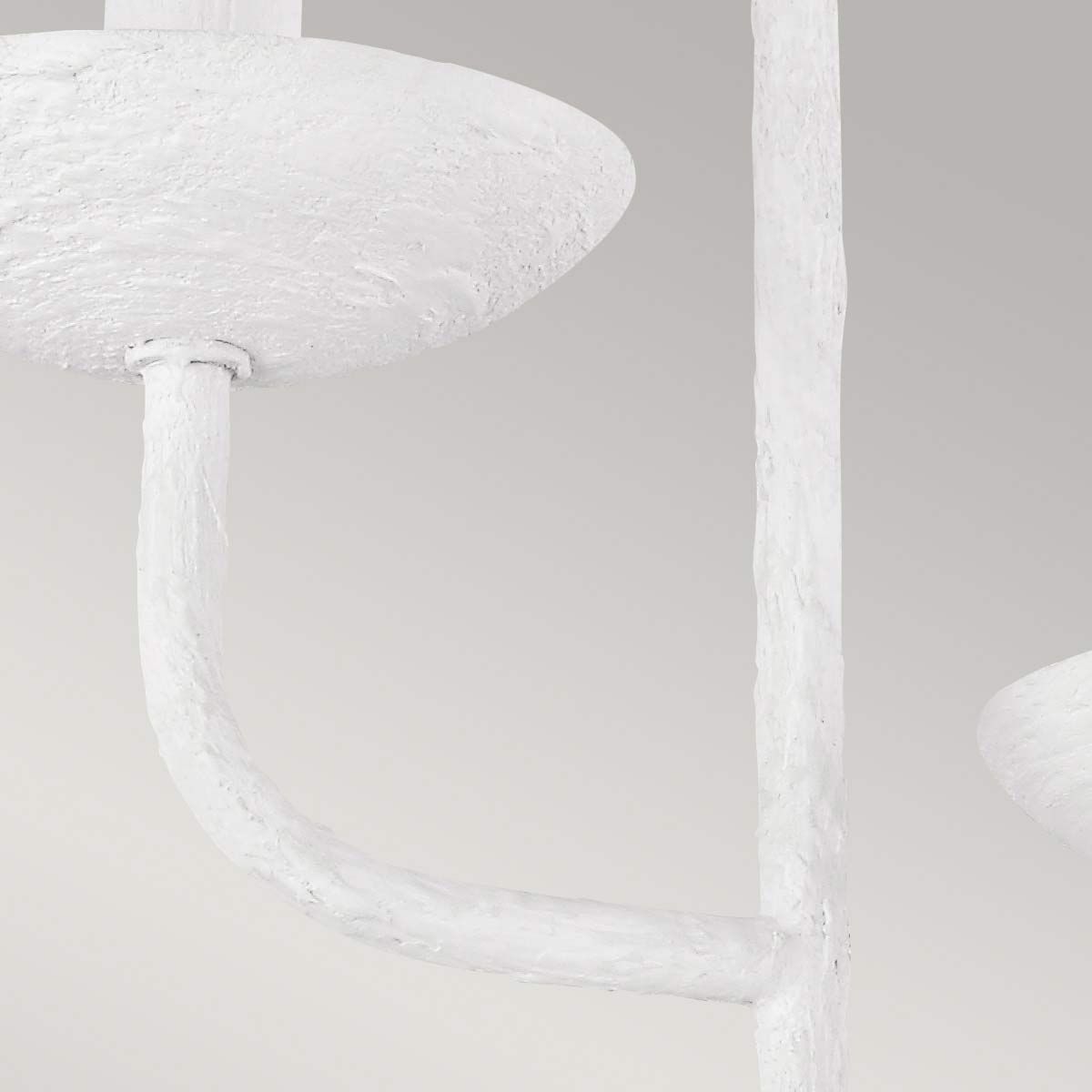 Annie 3-flammige Wandleuchte - Strukturiertes Gipsweiß - Elsteadlighting - leuchtengrosshandel24