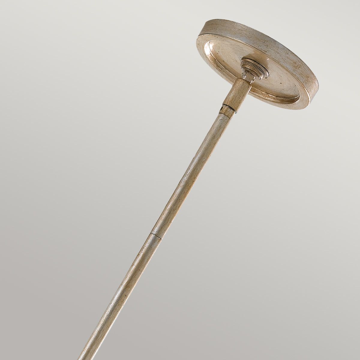 Arabesque Kronleuchter mit 3 Lichtern, Blattsilber-Patina - Elsteadlighting - leuchtengrosshandel24