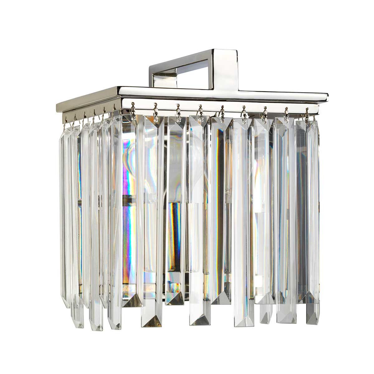 Aries 1-flammige Wandleuchte - Poliertes Nickel - Elsteadlighting - leuchtengrosshandel24