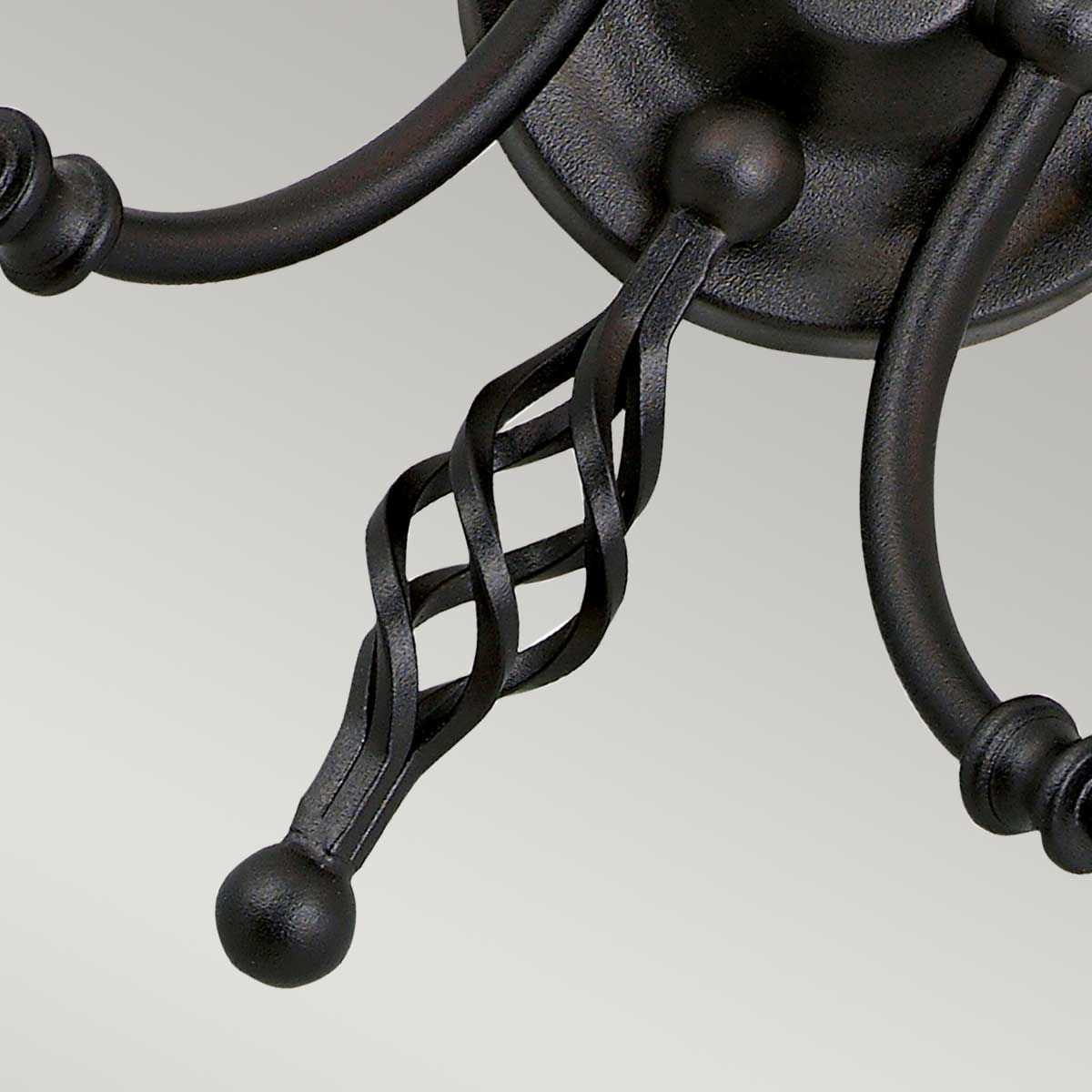 Artisan 2-flammige Wandleuchte - Schwarz - Elsteadlighting - leuchtengrosshandel24