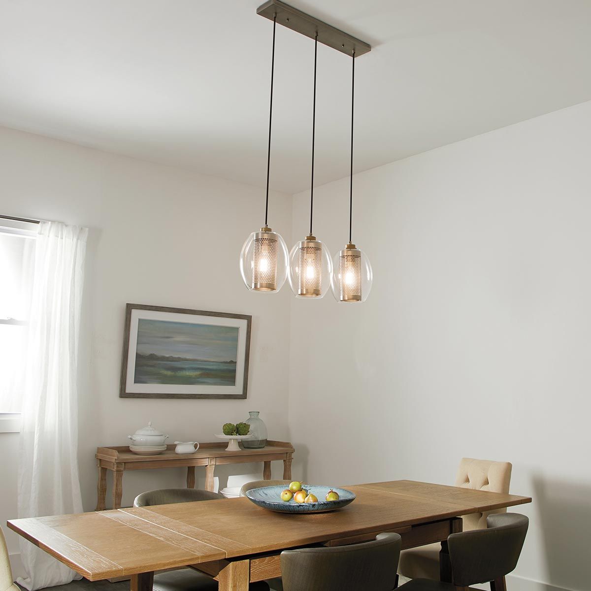 Asher 1-flammige Mini-Pendelleuchte - Antikes Zinn - Elsteadlighting - leuchtengrosshandel24