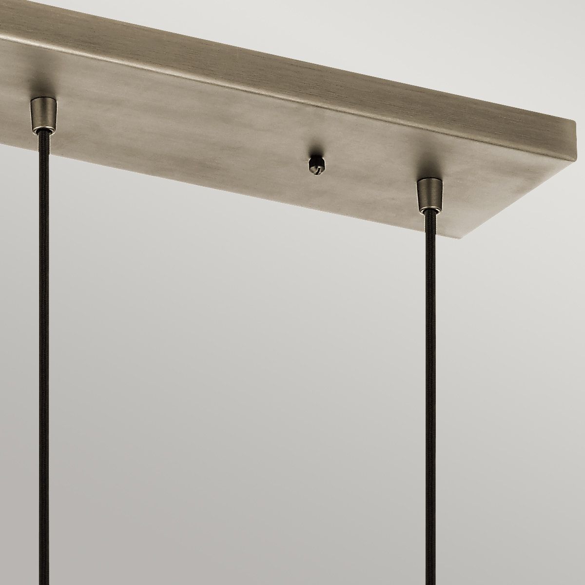 Asher 3-flammige Pendelleuchte, rechteckig, Antikzinn - Elsteadlighting - leuchtengrosshandel24