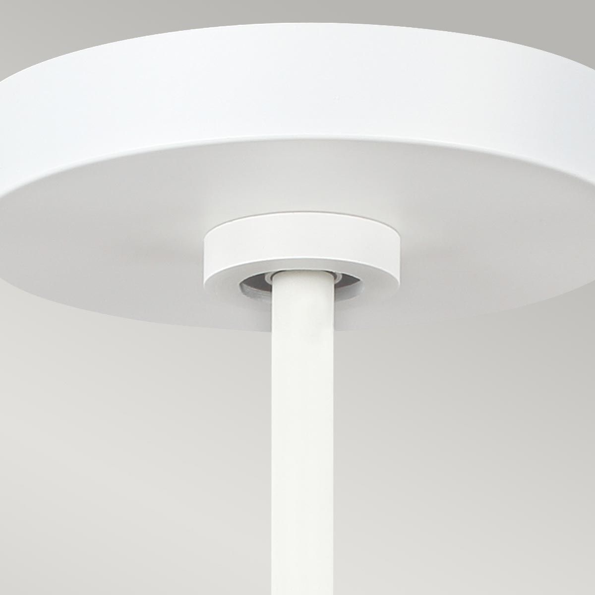 Asher 5-flammige Pendelleuchte - Mattweiß und Gold - Elsteadlighting - leuchtengrosshandel24