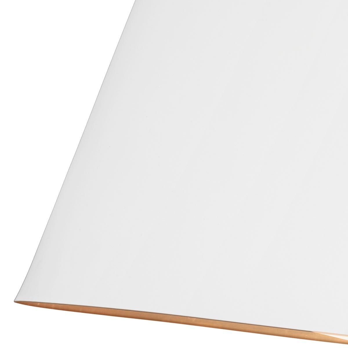 Asher 5-flammige Pendelleuchte - Mattweiß und Gold - Elsteadlighting - leuchtengrosshandel24