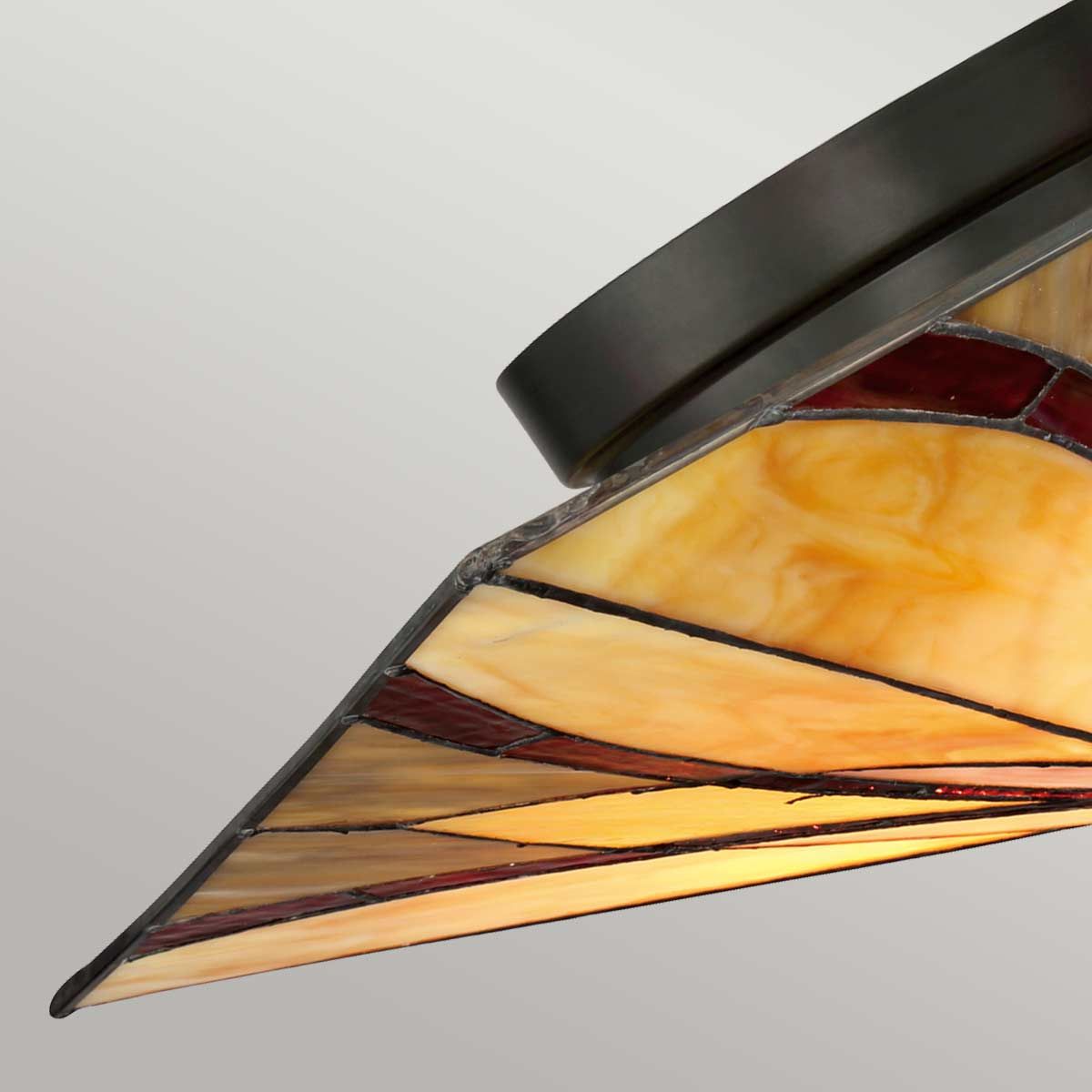 Asheville 2-flammige Deckenleuchte - Valiant Bronze - Elsteadlighting - leuchtengrosshandel24