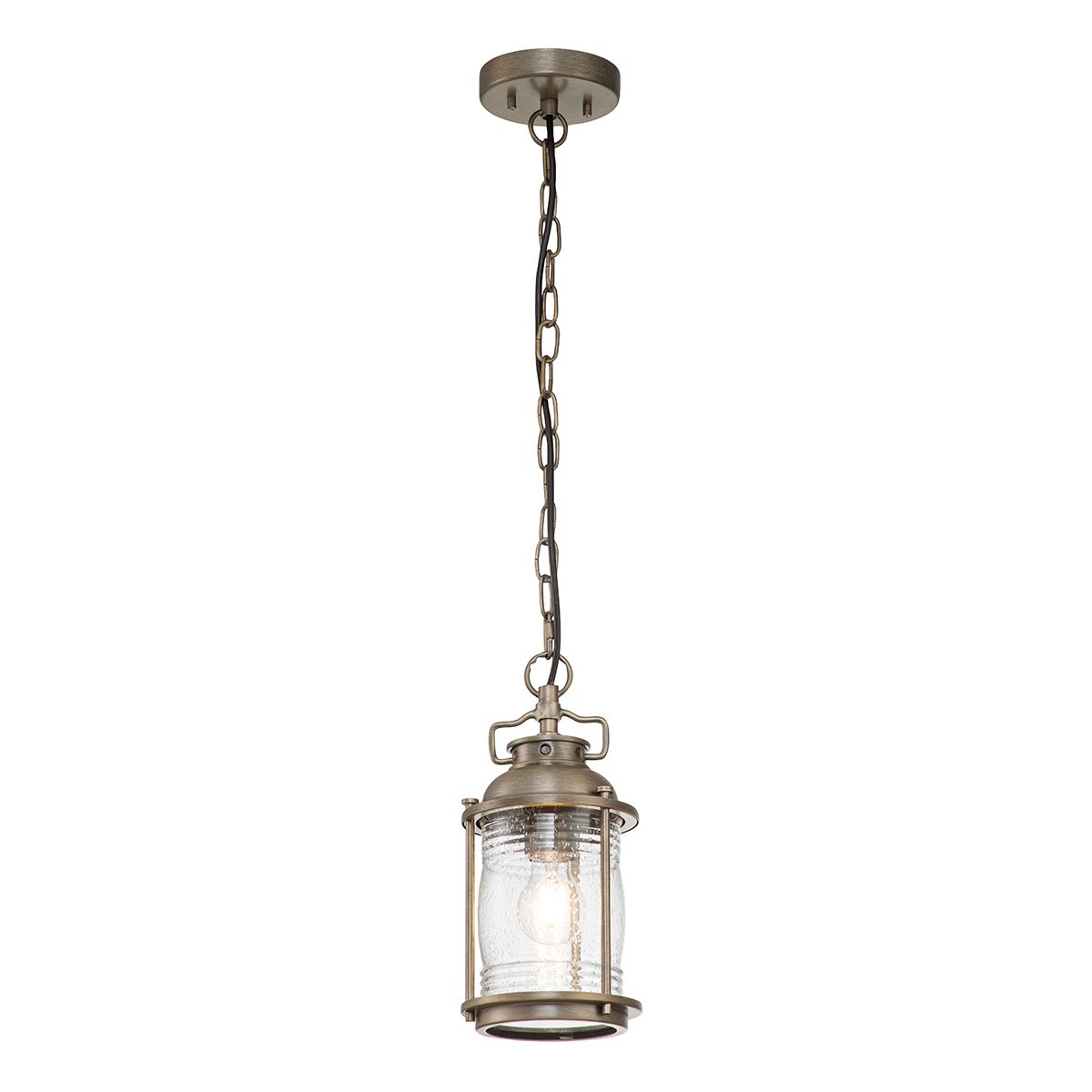 Ashland Bay 1 - flammige kleine Kettenlaterne, brünierte Bronze - Elsteadlighting - KL - ASHLANDBAY8 - S - BU