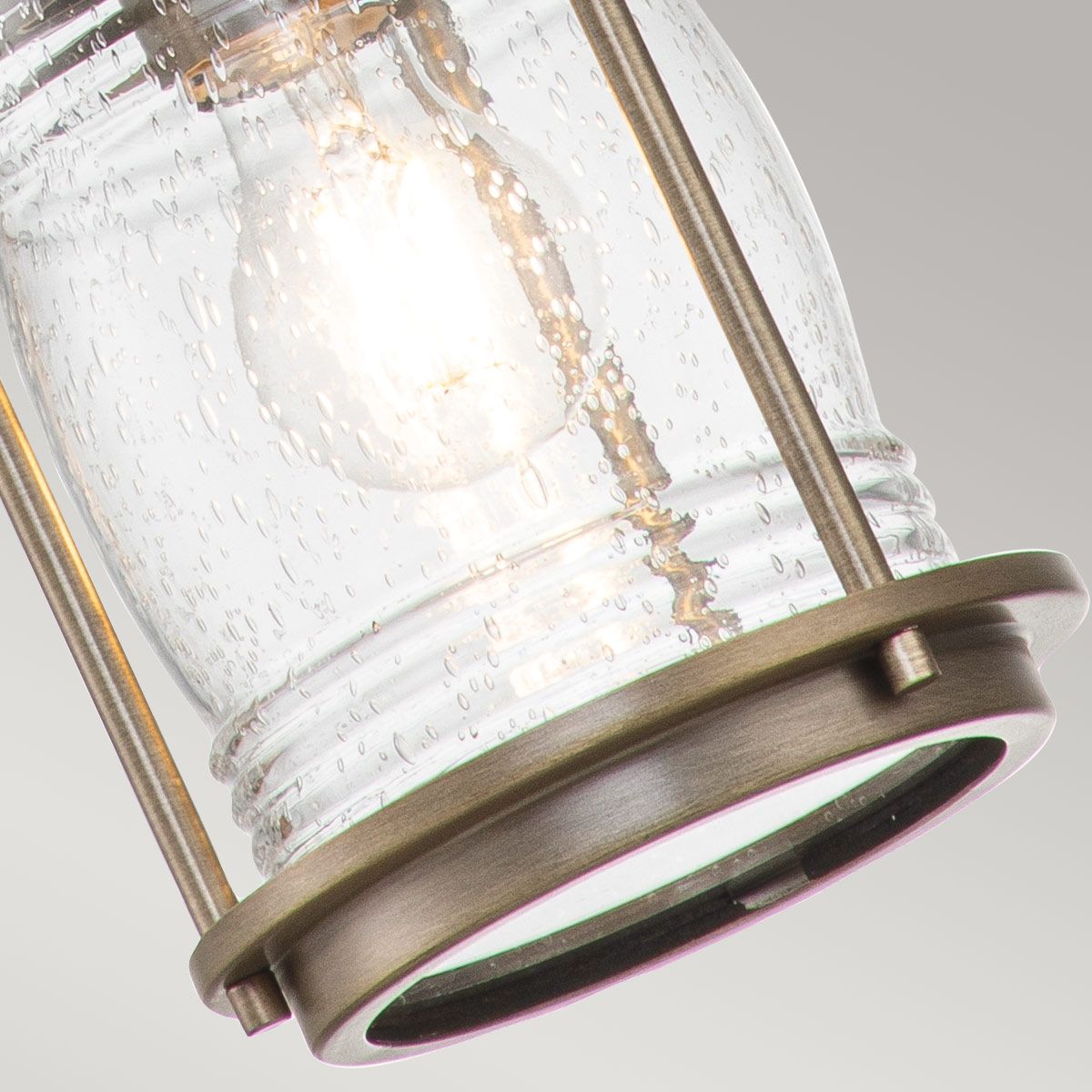 Ashland Bay 1 - flammige kleine Kettenlaterne, brünierte Bronze - Elsteadlighting - KL - ASHLANDBAY8 - S - BU