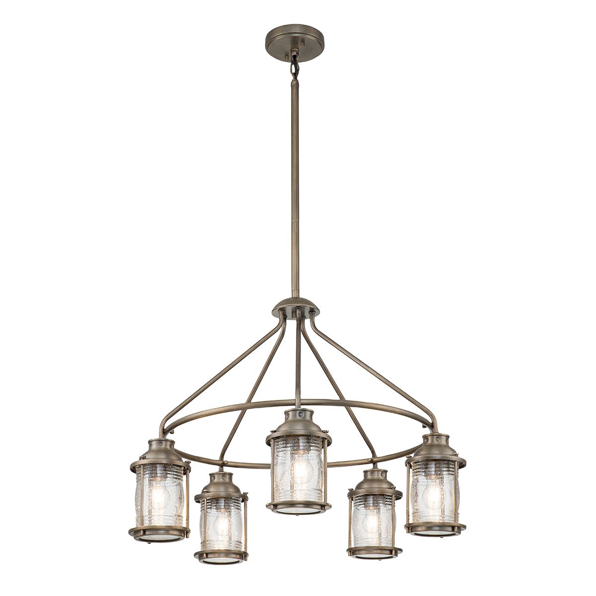 Ashland Bay 5 - flammiger Außenkronleuchter - Brünierte Bronze - Elsteadlighting - KL - ASHLANDBAY - 5P - BU