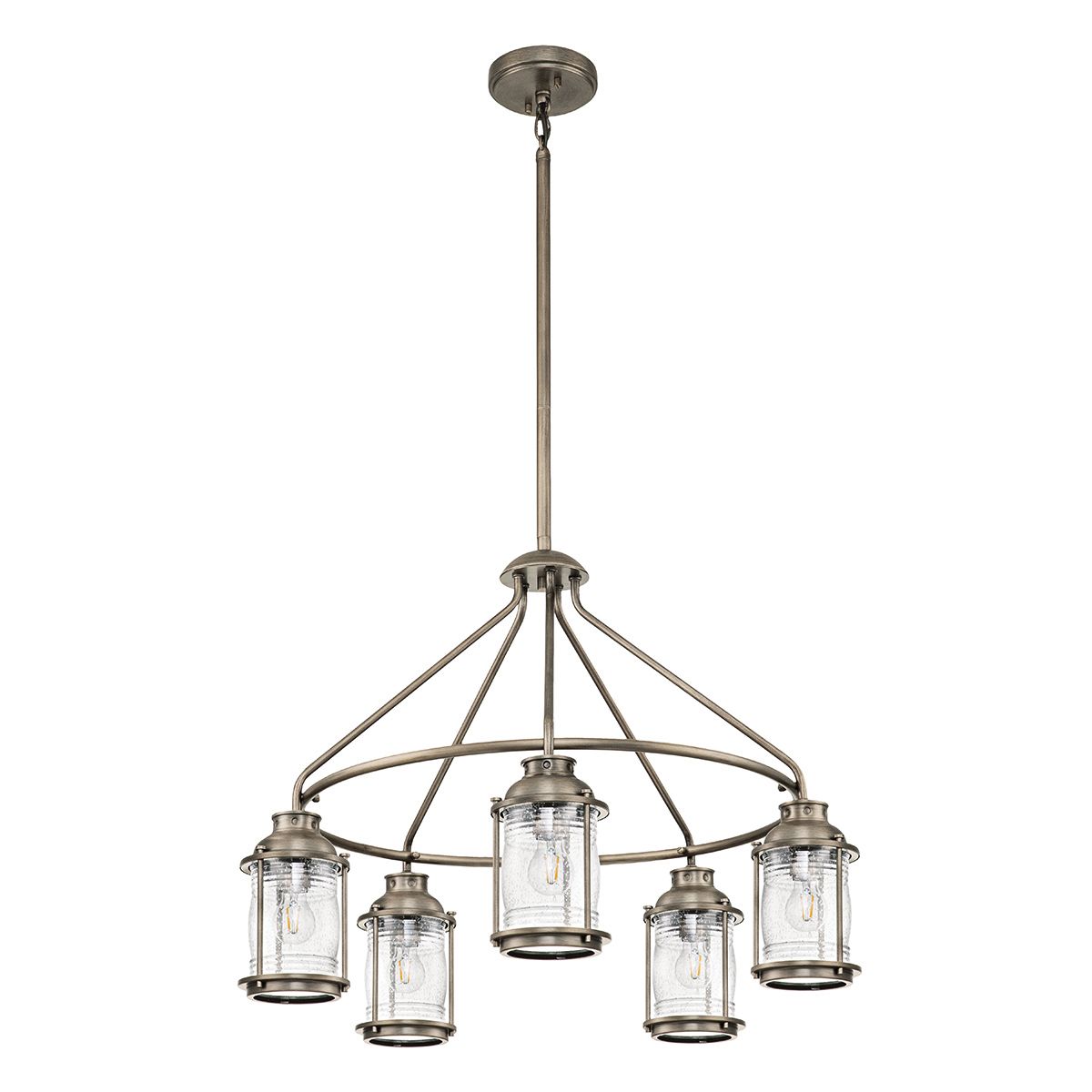 Ashland Bay 5 - flammiger Außenkronleuchter - Brünierte Bronze - Elsteadlighting - KL - ASHLANDBAY - 5P - BU