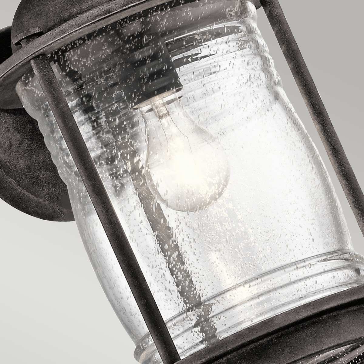 Ashland Bay Große Wandlaterne mit 1 Licht, verwittertes Zink - Elsteadlighting - KL - ASHLANDBAY2 - L
