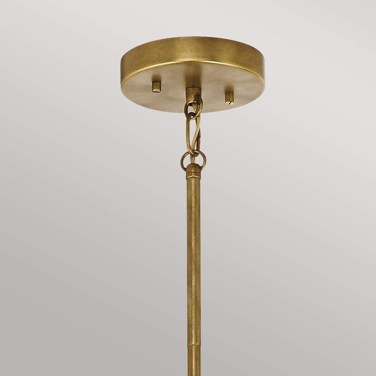 Aster 3-flammige Pendelleuchte - Naturmessing - Elsteadlighting - leuchtengrosshandel24