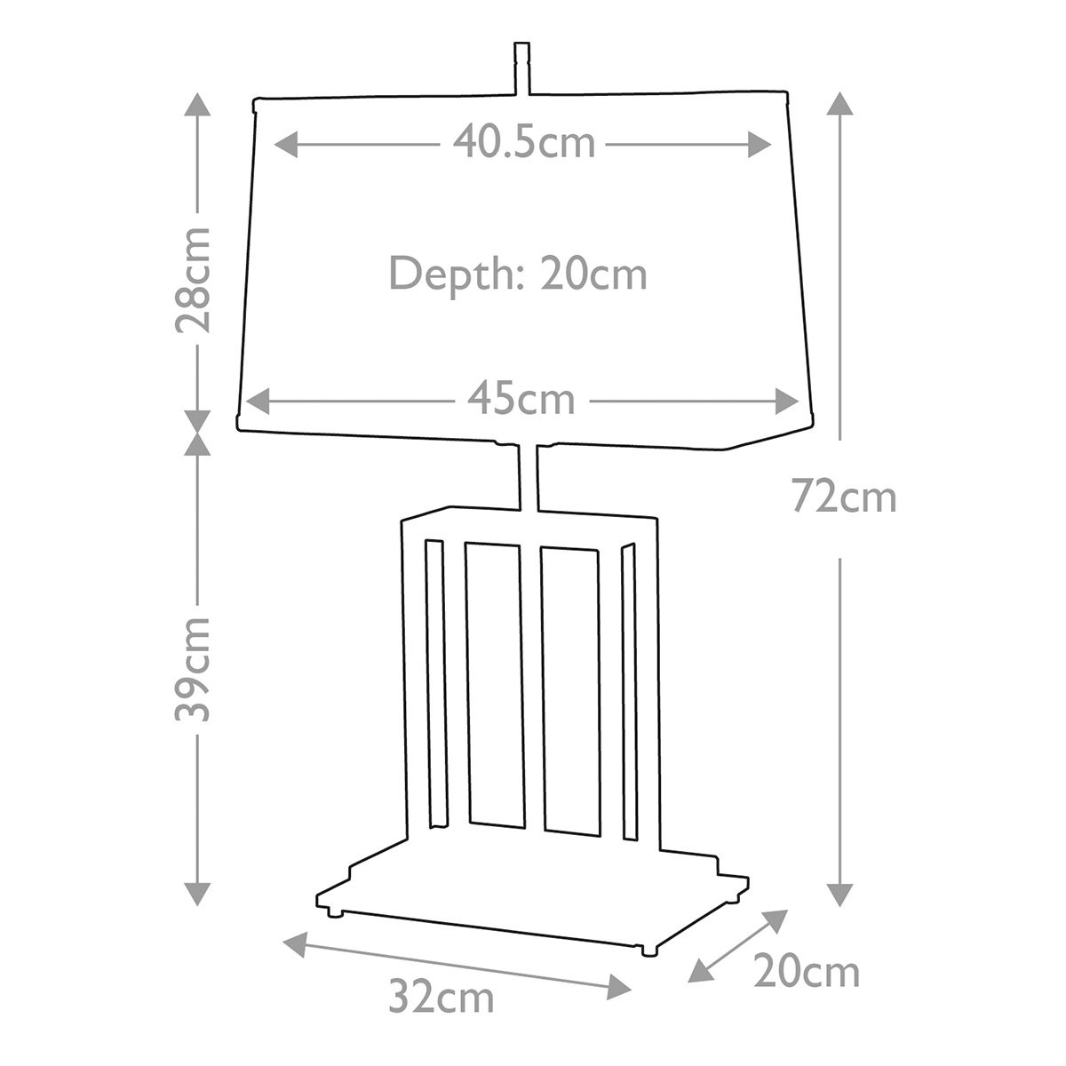 Atlas 1-flammige Tischlampe mit schwarzem Schirm, gebürstetes Messing - Elsteadlighting - leuchtengrosshandel24